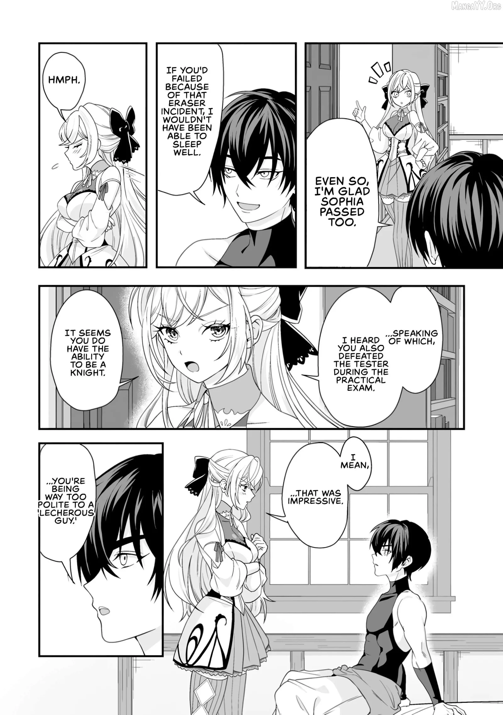 Teisou Gyakuten Sekai De Yuiitsu No Otoko Kishi No Ore, Onna Kishi Gakuen Ni Nyuugaku Shitara Nazeka Eiyou Atsukai Sareta ~Zetsurin Skill De Harem Musou~ Chapter 3 page 17
