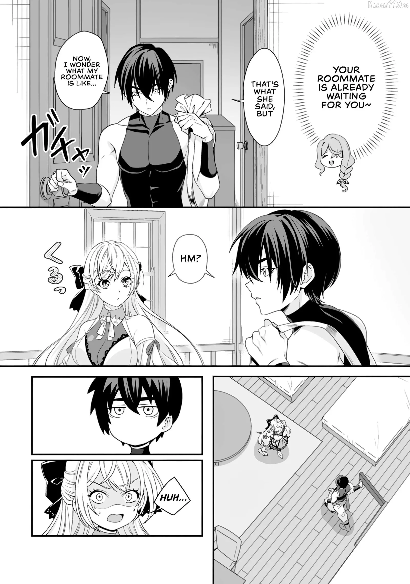 Teisou Gyakuten Sekai De Yuiitsu No Otoko Kishi No Ore, Onna Kishi Gakuen Ni Nyuugaku Shitara Nazeka Eiyou Atsukai Sareta ~Zetsurin Skill De Harem Musou~ Chapter 3 page 14