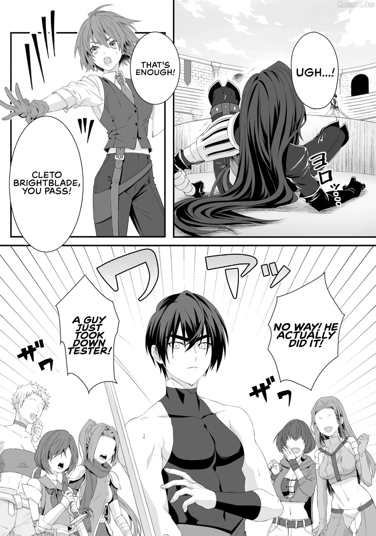 Teisou Gyakuten Sekai De Yuiitsu No Otoko Kishi No Ore, Onna Kishi Gakuen Ni Nyuugaku Shitara Nazeka Eiyou Atsukai Sareta ~Zetsurin Skill De Harem Musou~ Chapter 3 page 10