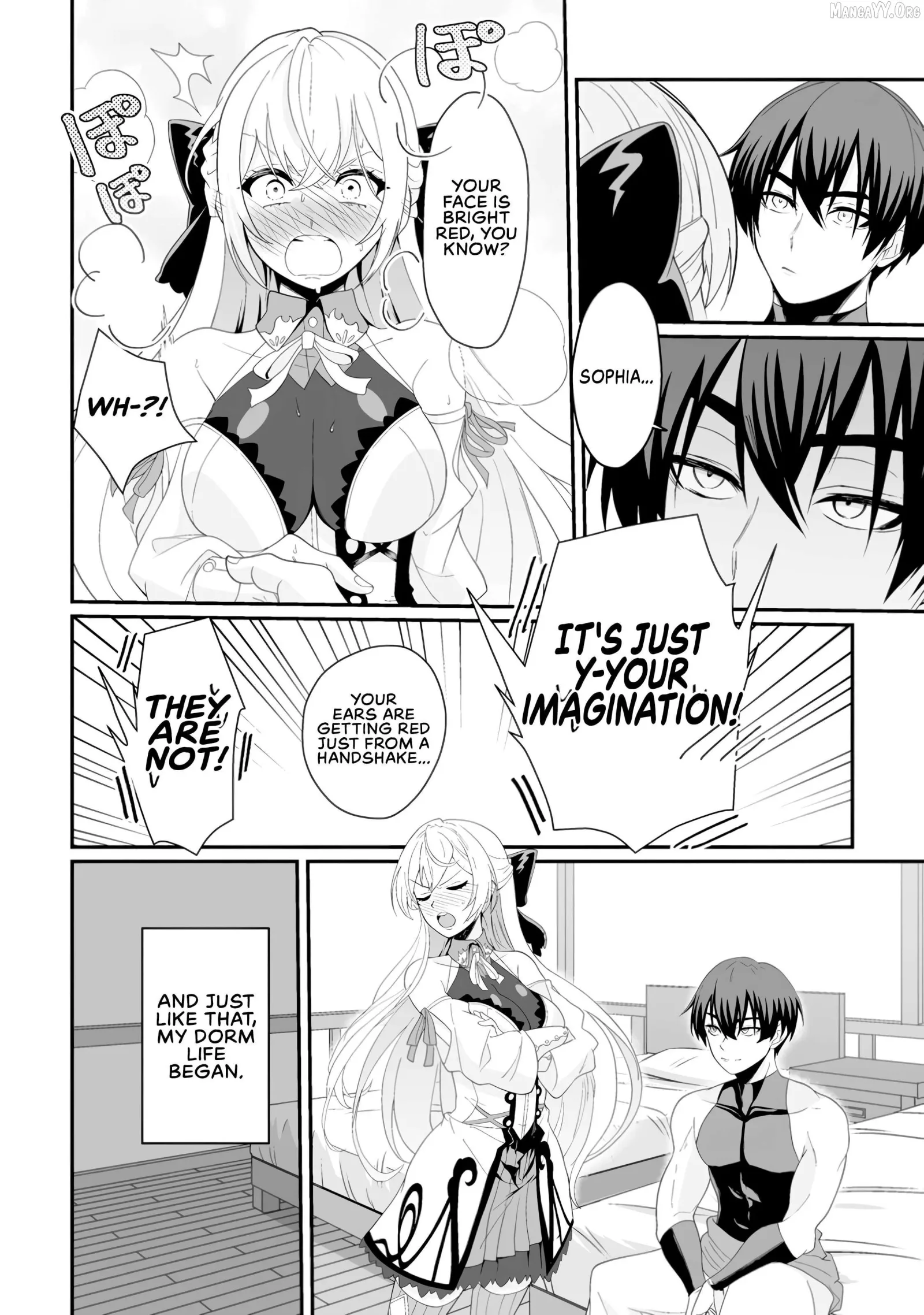 Teisou Gyakuten Sekai De Yuiitsu No Otoko Kishi No Ore, Onna Kishi Gakuen Ni Nyuugaku Shitara Nazeka Eiyou Atsukai Sareta ~Zetsurin Skill De Harem Musou~ Chapter 3 page 19