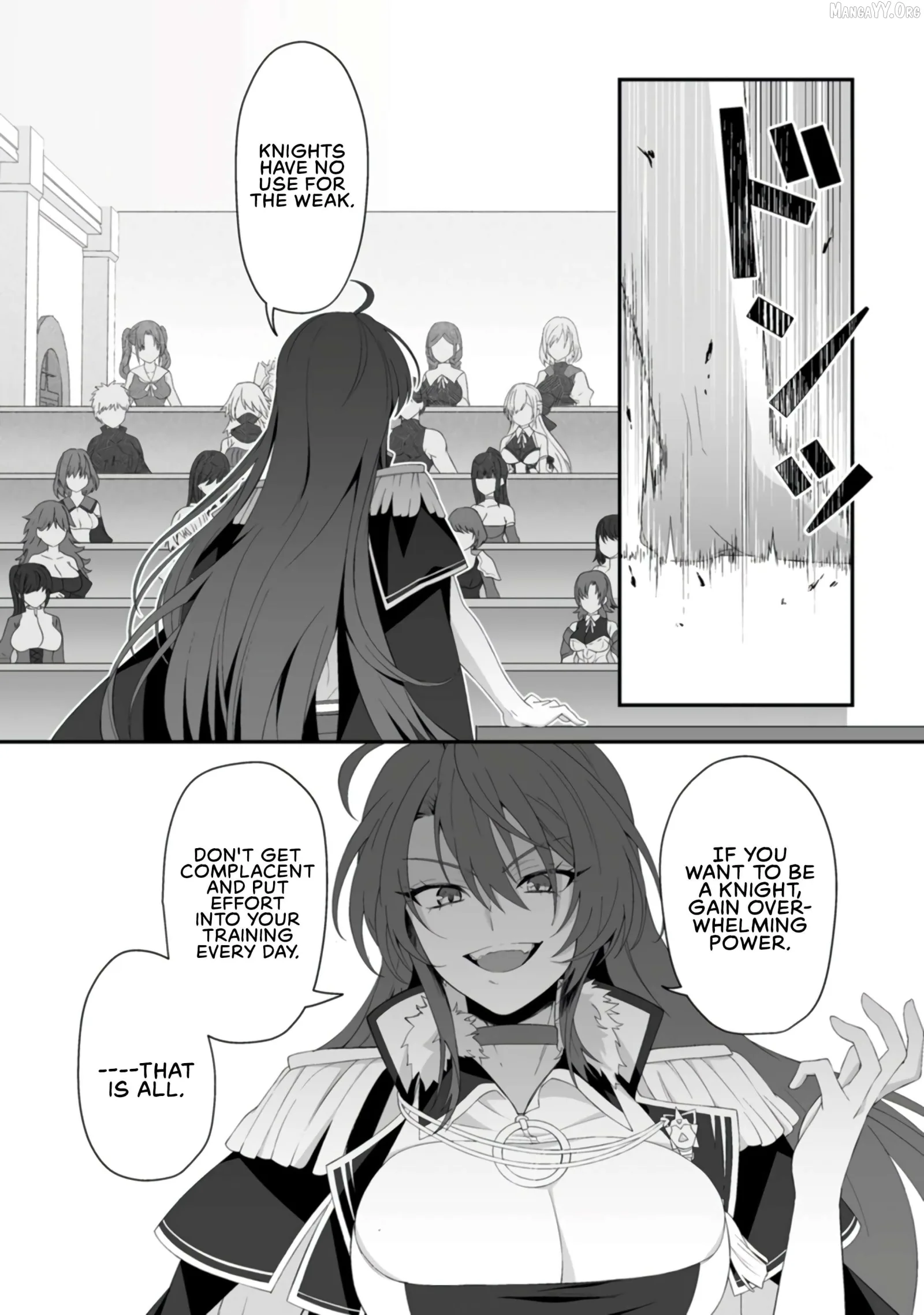 Teisou Gyakuten Sekai De Yuiitsu No Otoko Kishi No Ore, Onna Kishi Gakuen Ni Nyuugaku Shitara Nazeka Eiyou Atsukai Sareta ~Zetsurin Skill De Harem Musou~ Chapter 4 page 26