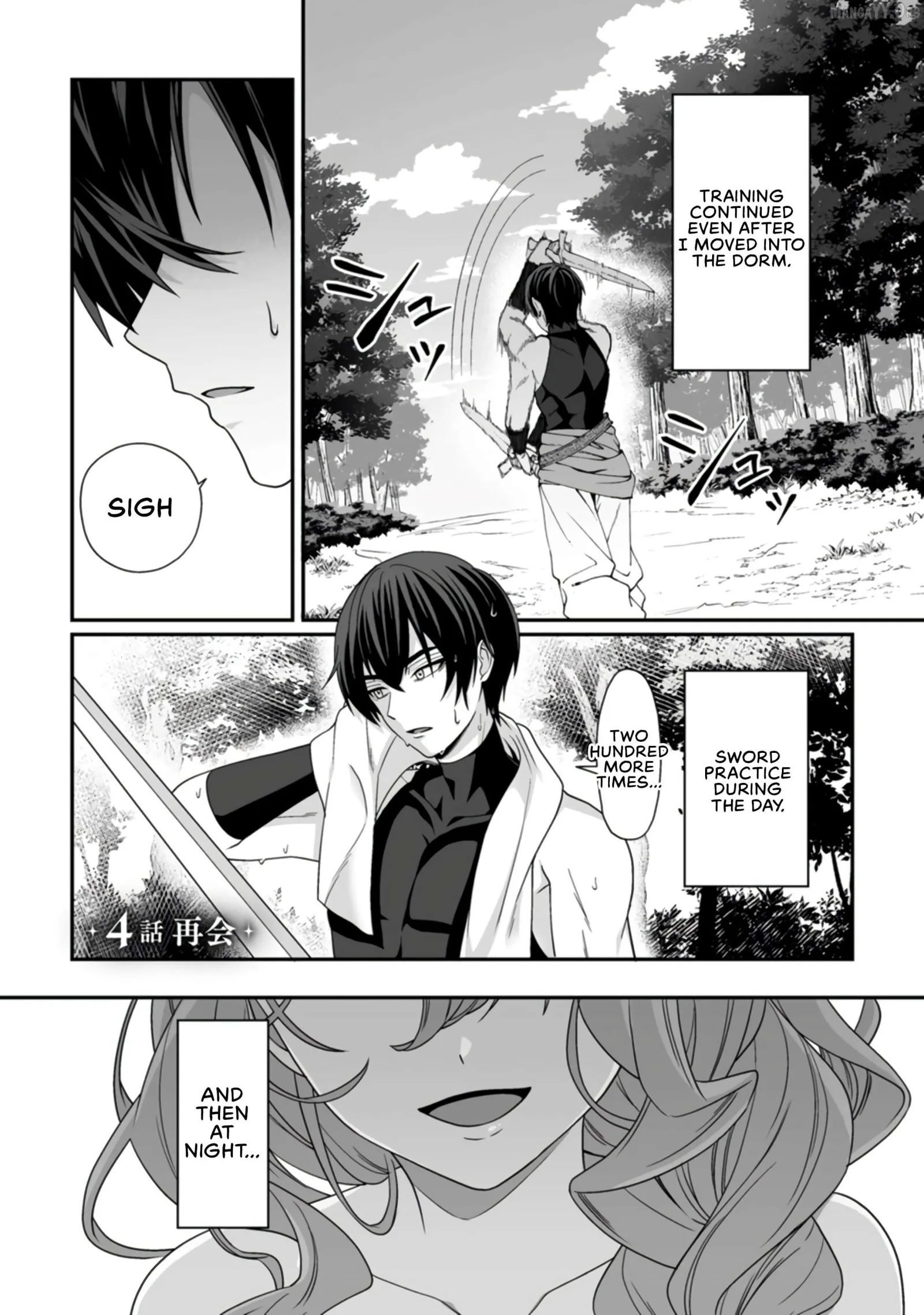 Teisou Gyakuten Sekai De Yuiitsu No Otoko Kishi No Ore, Onna Kishi Gakuen Ni Nyuugaku Shitara Nazeka Eiyou Atsukai Sareta ~Zetsurin Skill De Harem Musou~ Chapter 4 page 1