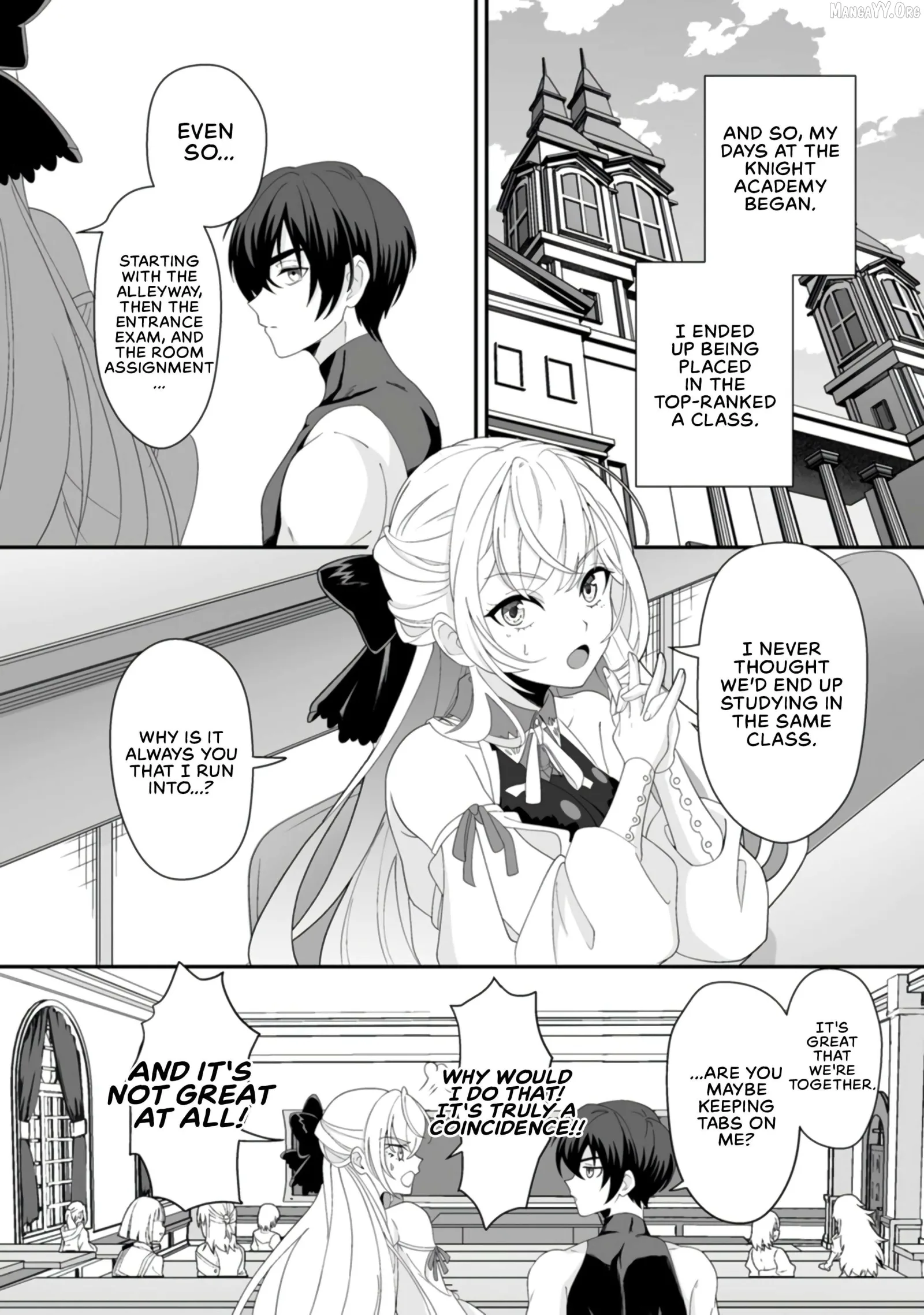 Teisou Gyakuten Sekai De Yuiitsu No Otoko Kishi No Ore, Onna Kishi Gakuen Ni Nyuugaku Shitara Nazeka Eiyou Atsukai Sareta ~Zetsurin Skill De Harem Musou~ Chapter 4 page 18