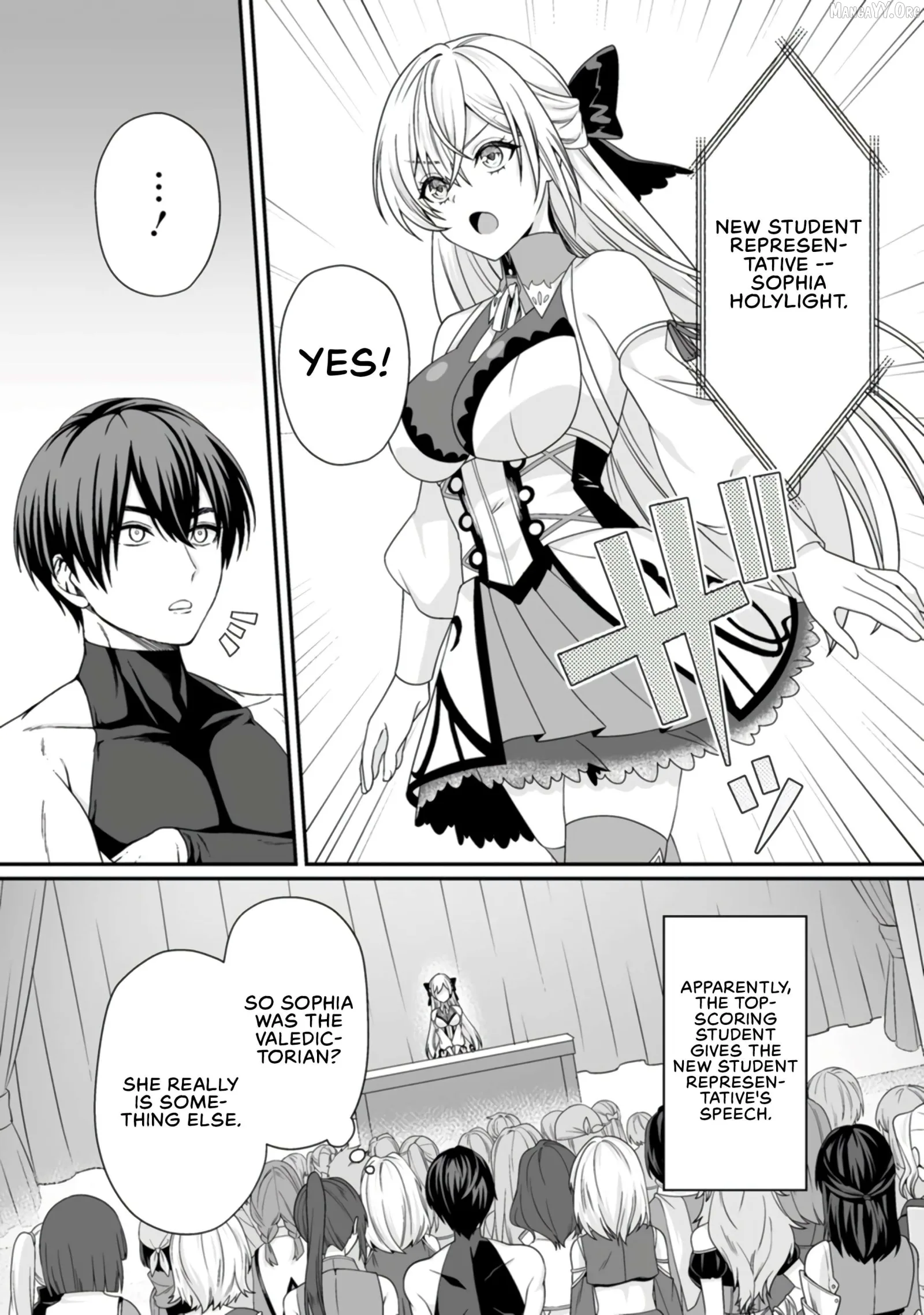 Teisou Gyakuten Sekai De Yuiitsu No Otoko Kishi No Ore, Onna Kishi Gakuen Ni Nyuugaku Shitara Nazeka Eiyou Atsukai Sareta ~Zetsurin Skill De Harem Musou~ Chapter 4 page 5