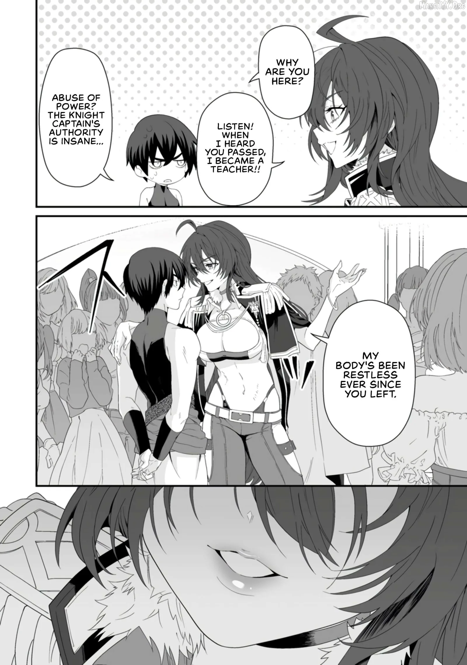 Teisou Gyakuten Sekai De Yuiitsu No Otoko Kishi No Ore, Onna Kishi Gakuen Ni Nyuugaku Shitara Nazeka Eiyou Atsukai Sareta ~Zetsurin Skill De Harem Musou~ Chapter 4 page 8