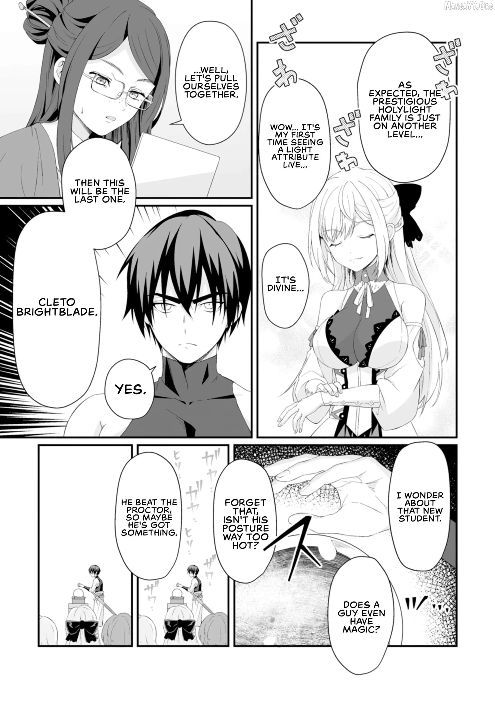 Teisou Gyakuten Sekai De Yuiitsu No Otoko Kishi No Ore, Onna Kishi Gakuen Ni Nyuugaku Shitara Nazeka Eiyou Atsukai Sareta ~Zetsurin Skill De Harem Musou~ Chapter 5 page 10