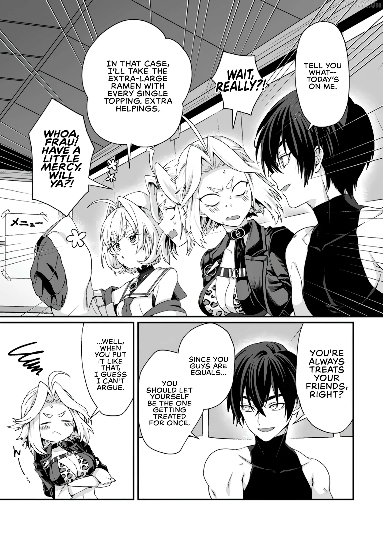 Teisou Gyakuten Sekai De Yuiitsu No Otoko Kishi No Ore, Onna Kishi Gakuen Ni Nyuugaku Shitara Nazeka Eiyou Atsukai Sareta ~Zetsurin Skill De Harem Musou~ Chapter 6.1 page 9