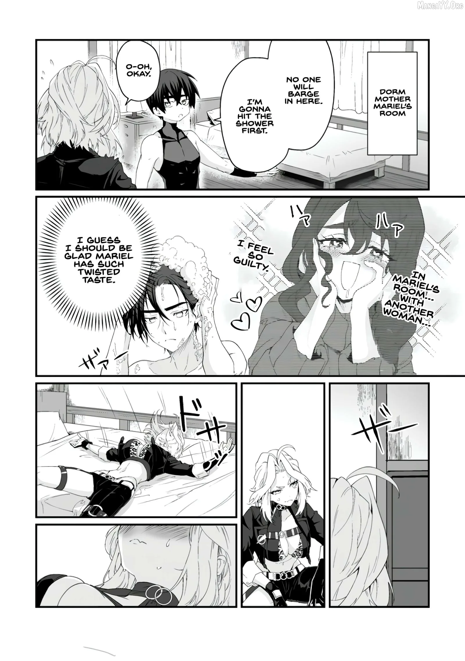 Teisou Gyakuten Sekai De Yuiitsu No Otoko Kishi No Ore, Onna Kishi Gakuen Ni Nyuugaku Shitara Nazeka Eiyou Atsukai Sareta ~Zetsurin Skill De Harem Musou~ Chapter 6.2 page 4