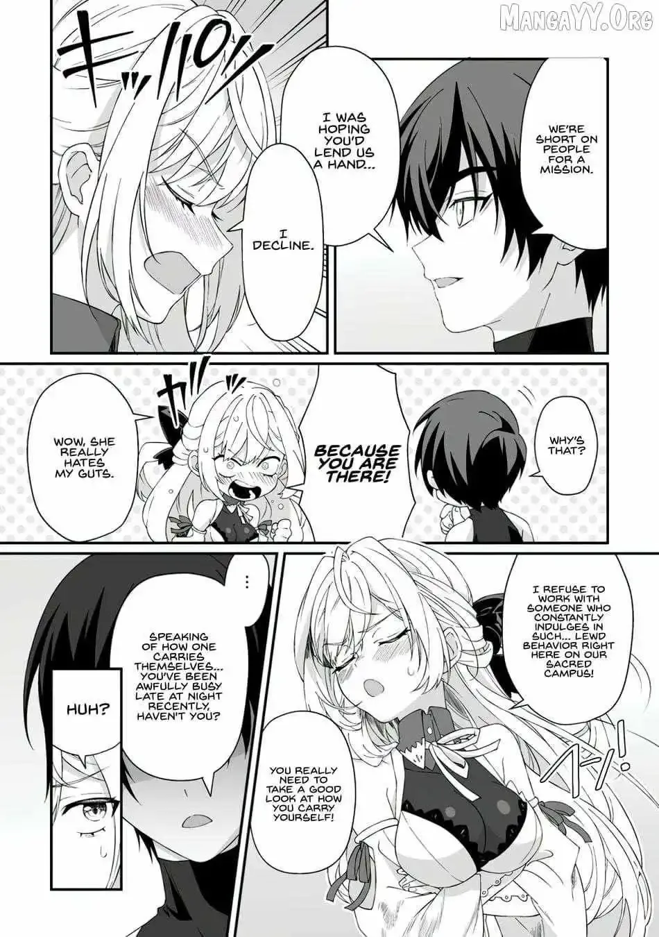 Teisou Gyakuten Sekai De Yuiitsu No Otoko Kishi No Ore, Onna Kishi Gakuen Ni Nyuugaku Shitara Nazeka Eiyou Atsukai Sareta ~Zetsurin Skill De Harem Musou~ Chapter 7.3 page 4