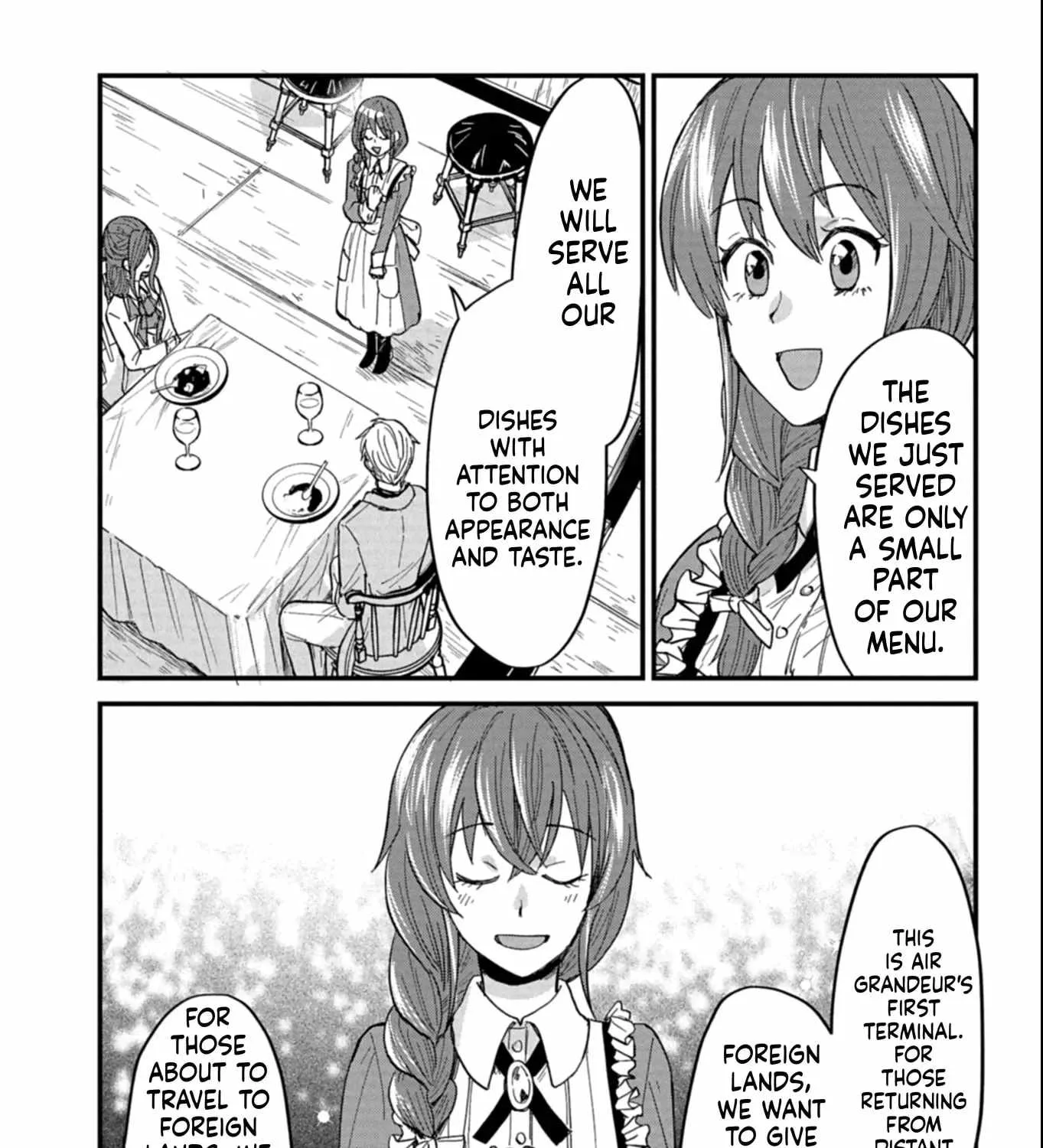 Tenkuu no Isekai Bistro-Ten - Kanban Musume Sorano ga Oishii Shiawase Todokemasu Chapter 14 page 36