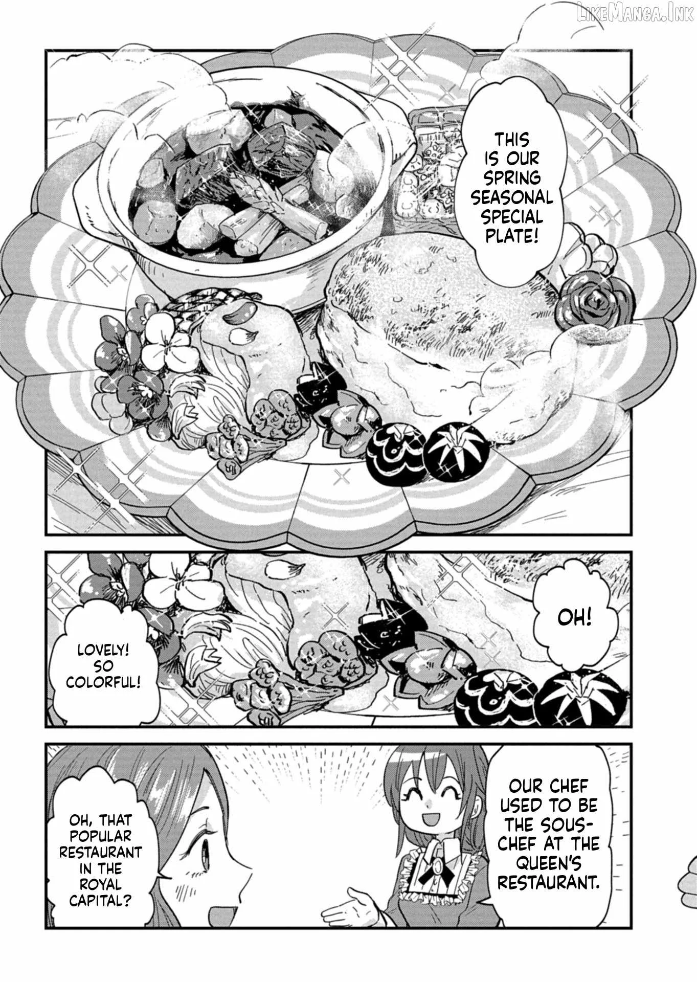 Tenkuu no Isekai Bistro-Ten - Kanban Musume Sorano ga Oishii Shiawase Todokemasu Chapter 15 page 21
