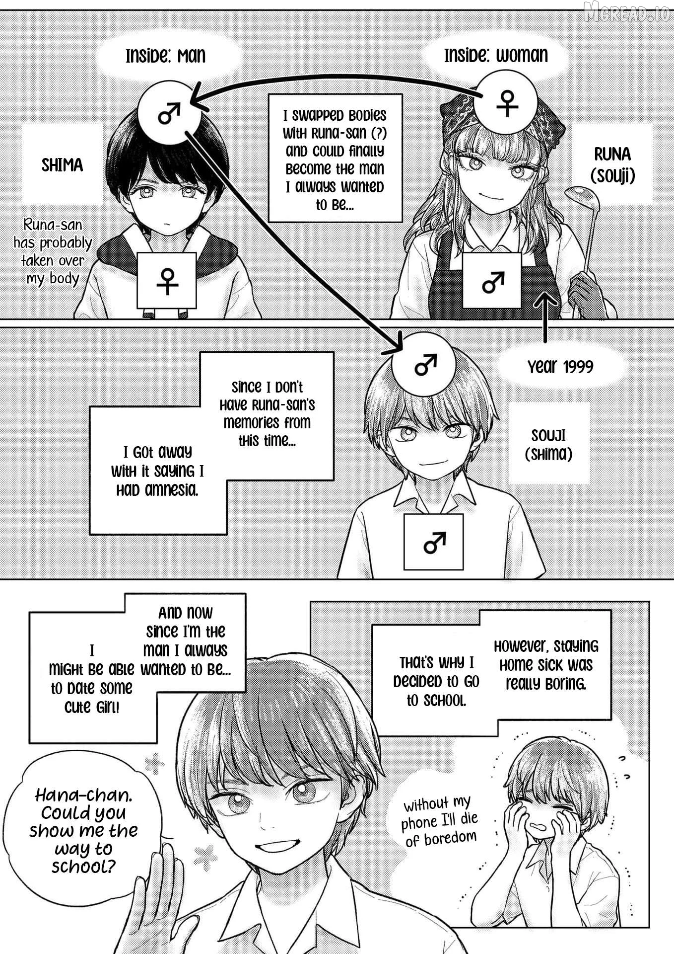 Tensei Danshi ~Onna ga Otoko ni Time Leap~ Chapter 2 page 3
