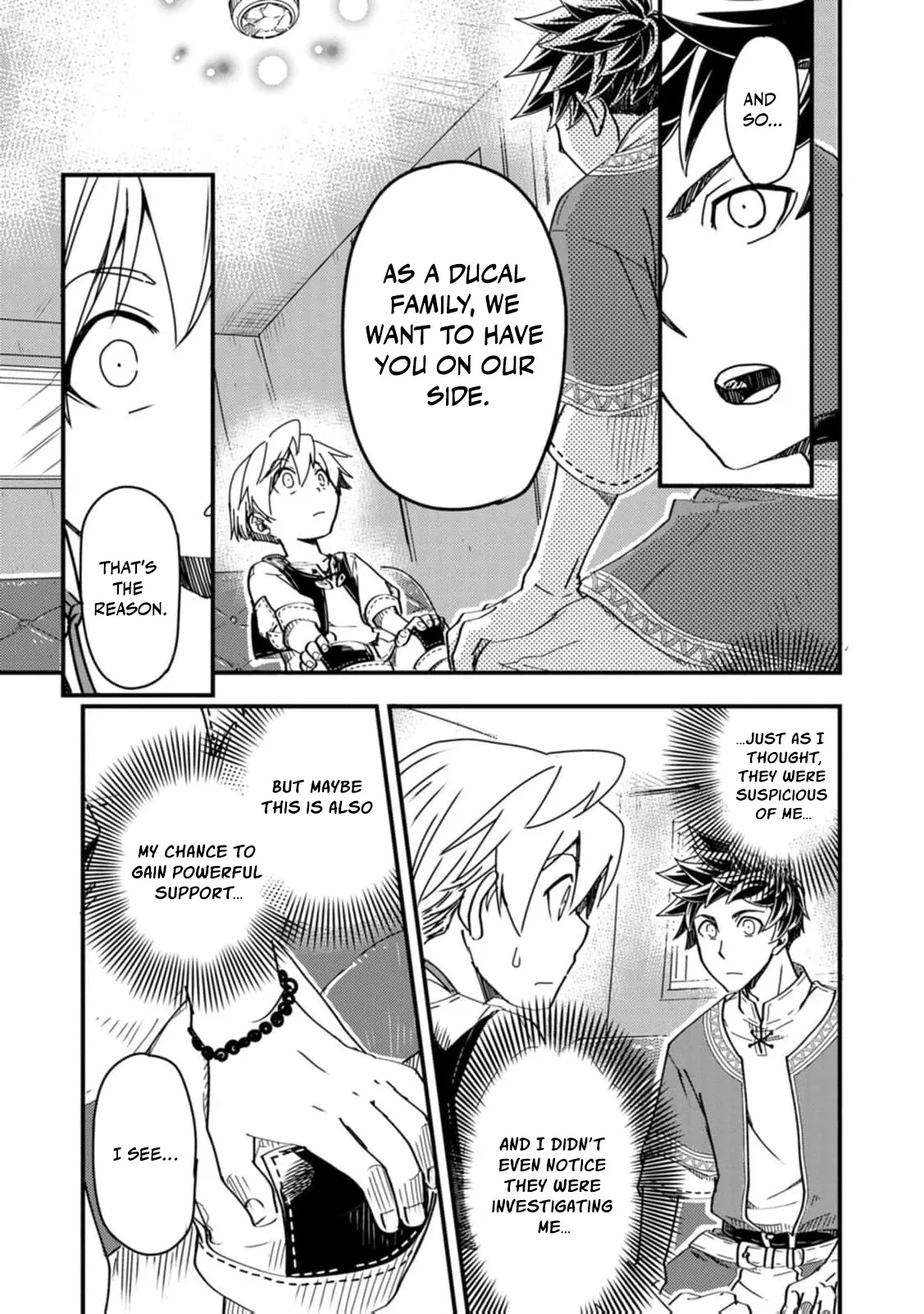 Tensei shitara Heimin deshita. ~Seikatsu Suijun ni Taerarenai no de Kizoku wo Mezashimasu~ Chapter 8 page 17