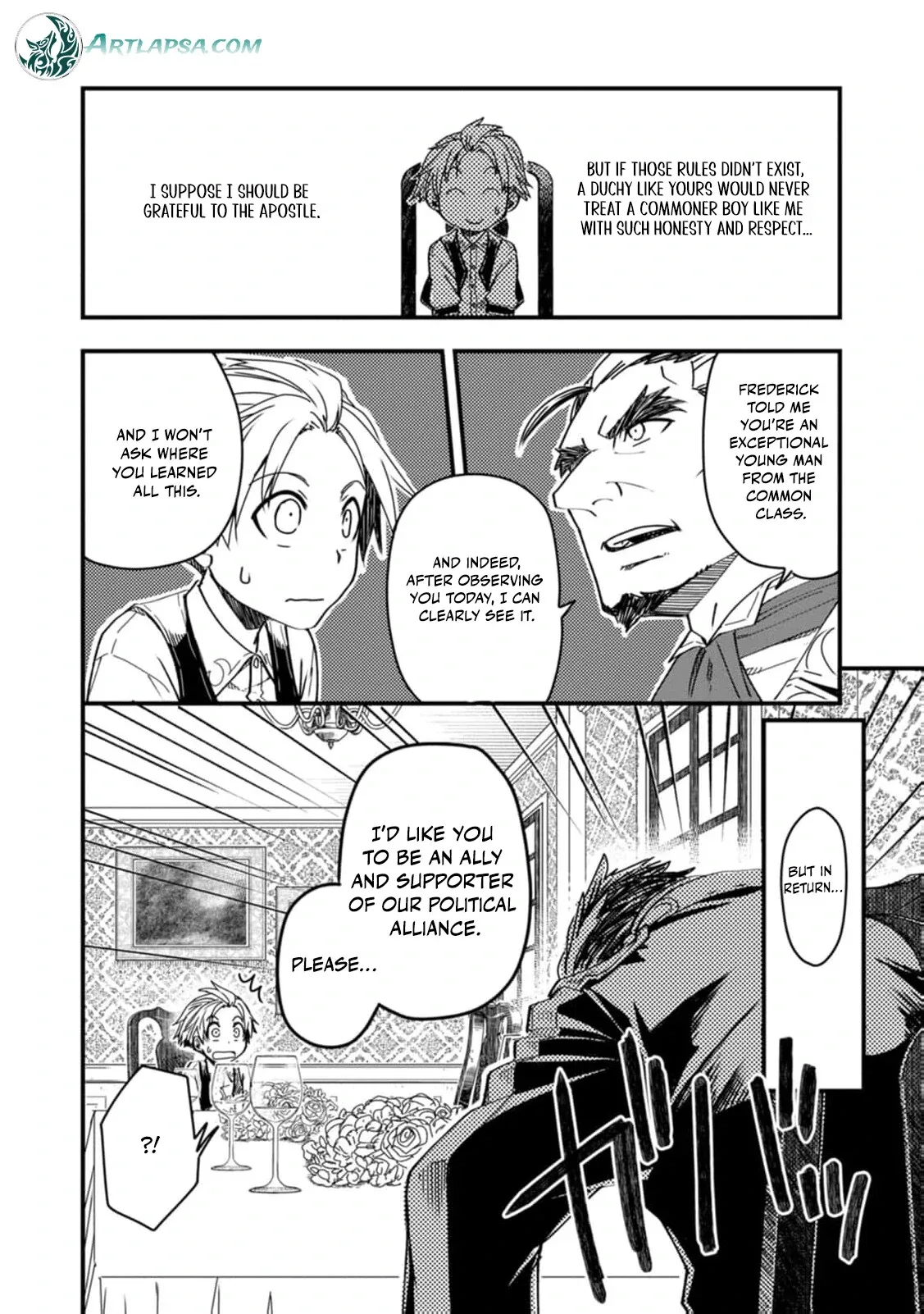 Tensei shitara Heimin deshita. ~Seikatsu Suijun ni Taerarenai no de Kizoku wo Mezashimasu~ Chapter 8 page 34