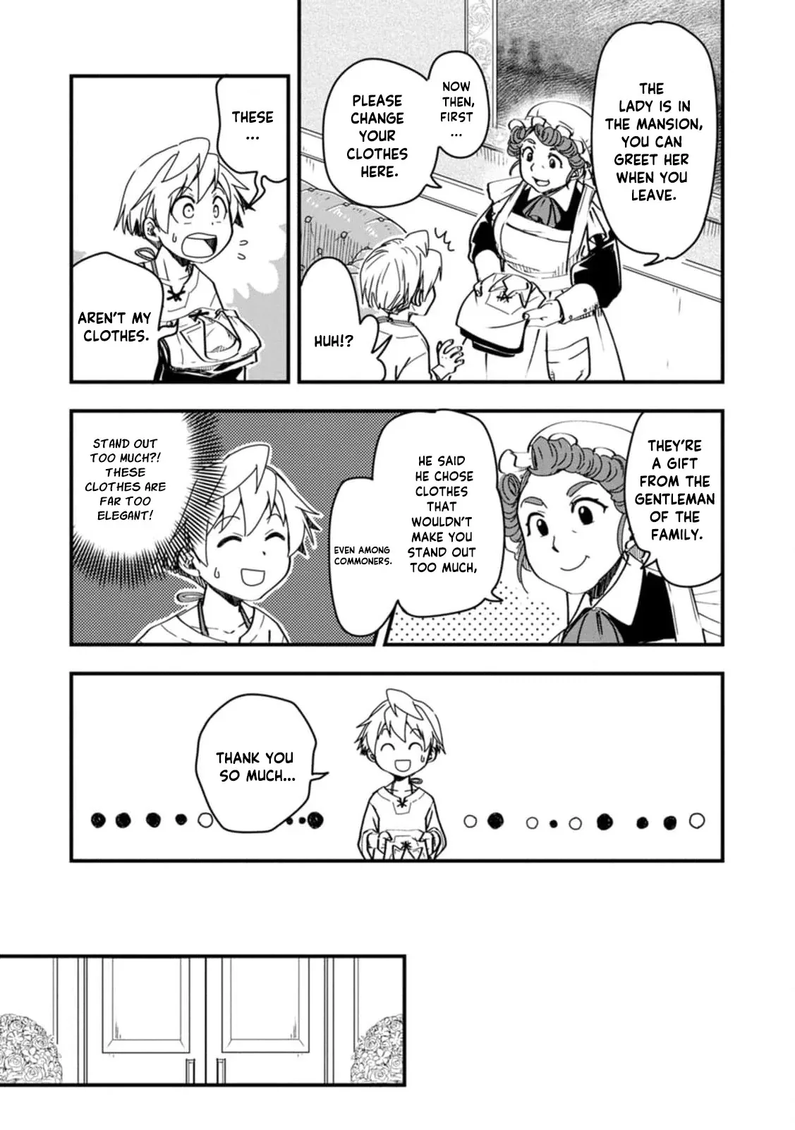 Tensei shitara Heimin deshita. ~Seikatsu Suijun ni Taerarenai no de Kizoku wo Mezashimasu~ Chapter 9 page 27