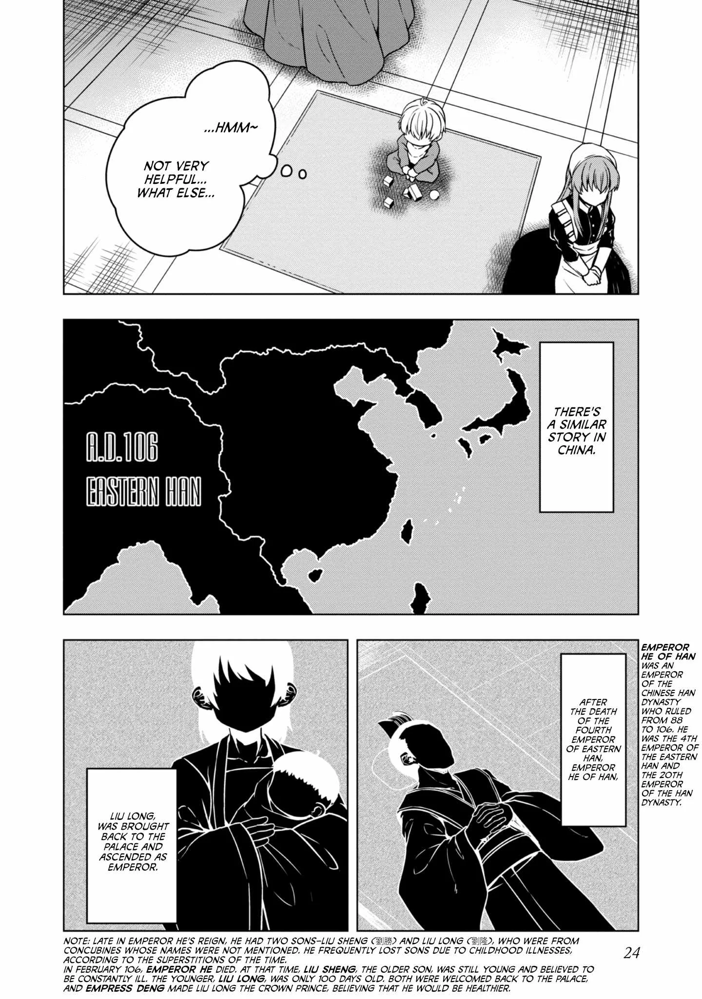 Tensei Shitara Koutei deshita ~Umare Nagara no Koutei wa Kono Saki Ikinokoreru ka Chapter 1 page 22