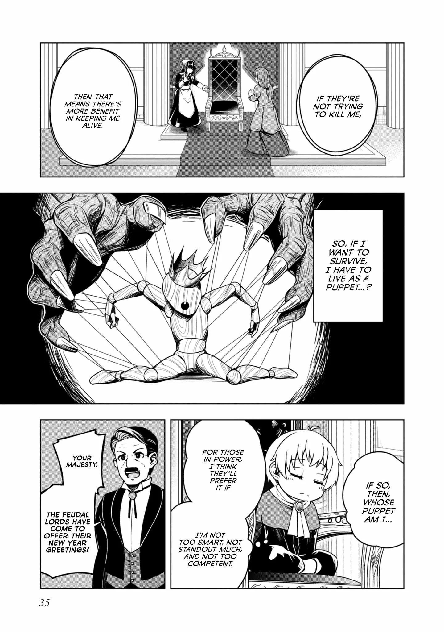 Tensei Shitara Koutei deshita ~Umare Nagara no Koutei wa Kono Saki Ikinokoreru ka Chapter 1 page 32