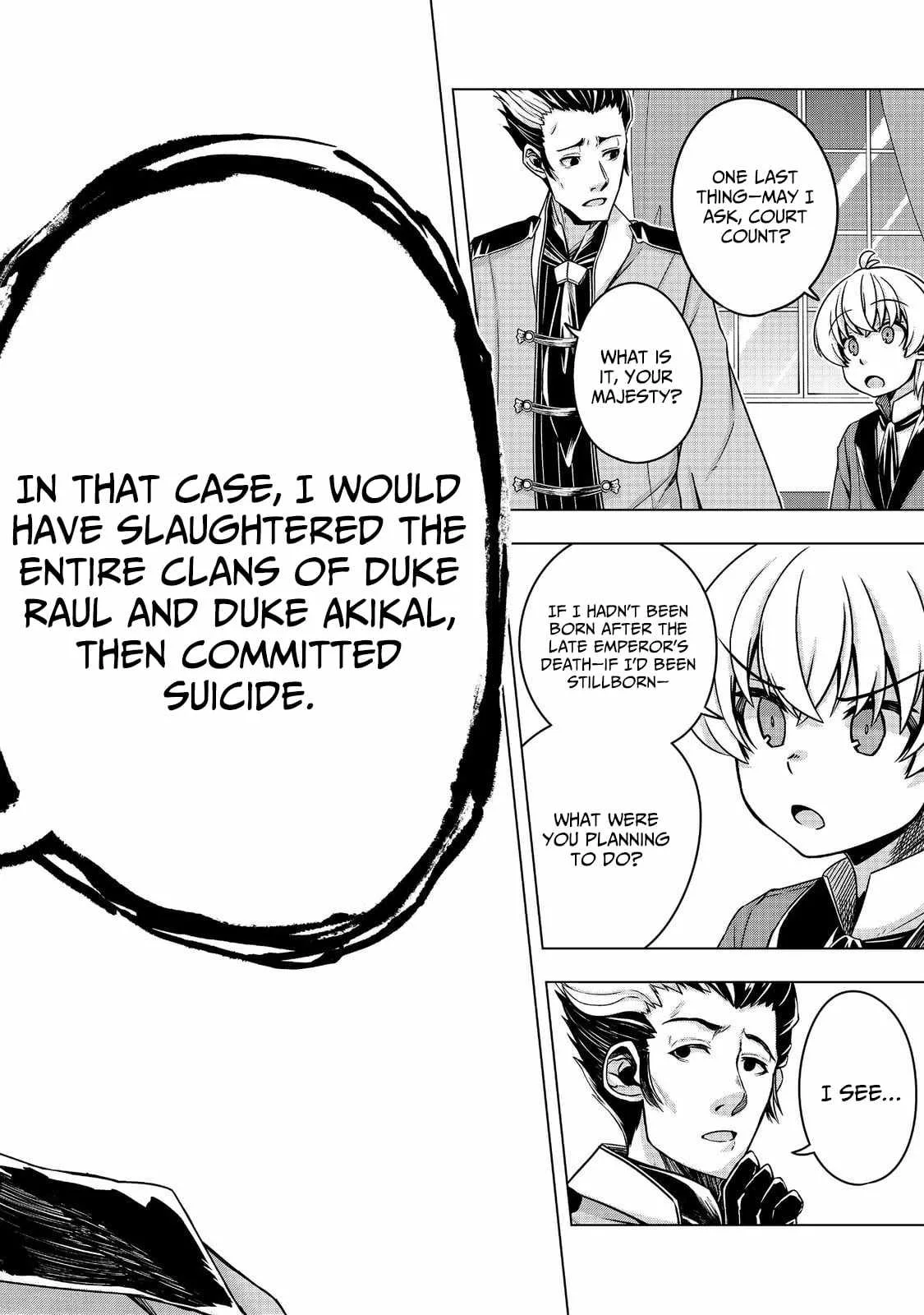 Tensei Shitara Koutei deshita ~Umare Nagara no Koutei wa Kono Saki Ikinokoreru ka Chapter 13 page 29