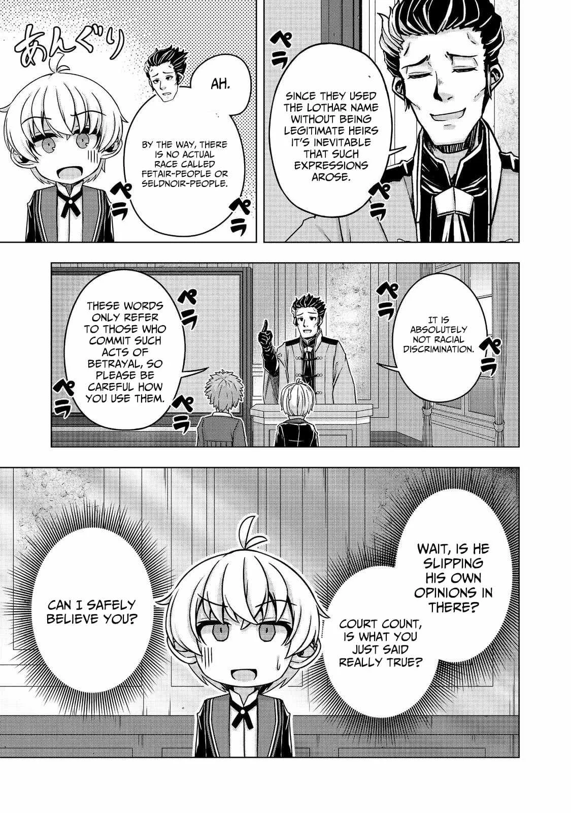 Tensei Shitara Koutei deshita ~Umare Nagara no Koutei wa Kono Saki Ikinokoreru ka Chapter 15 page 34