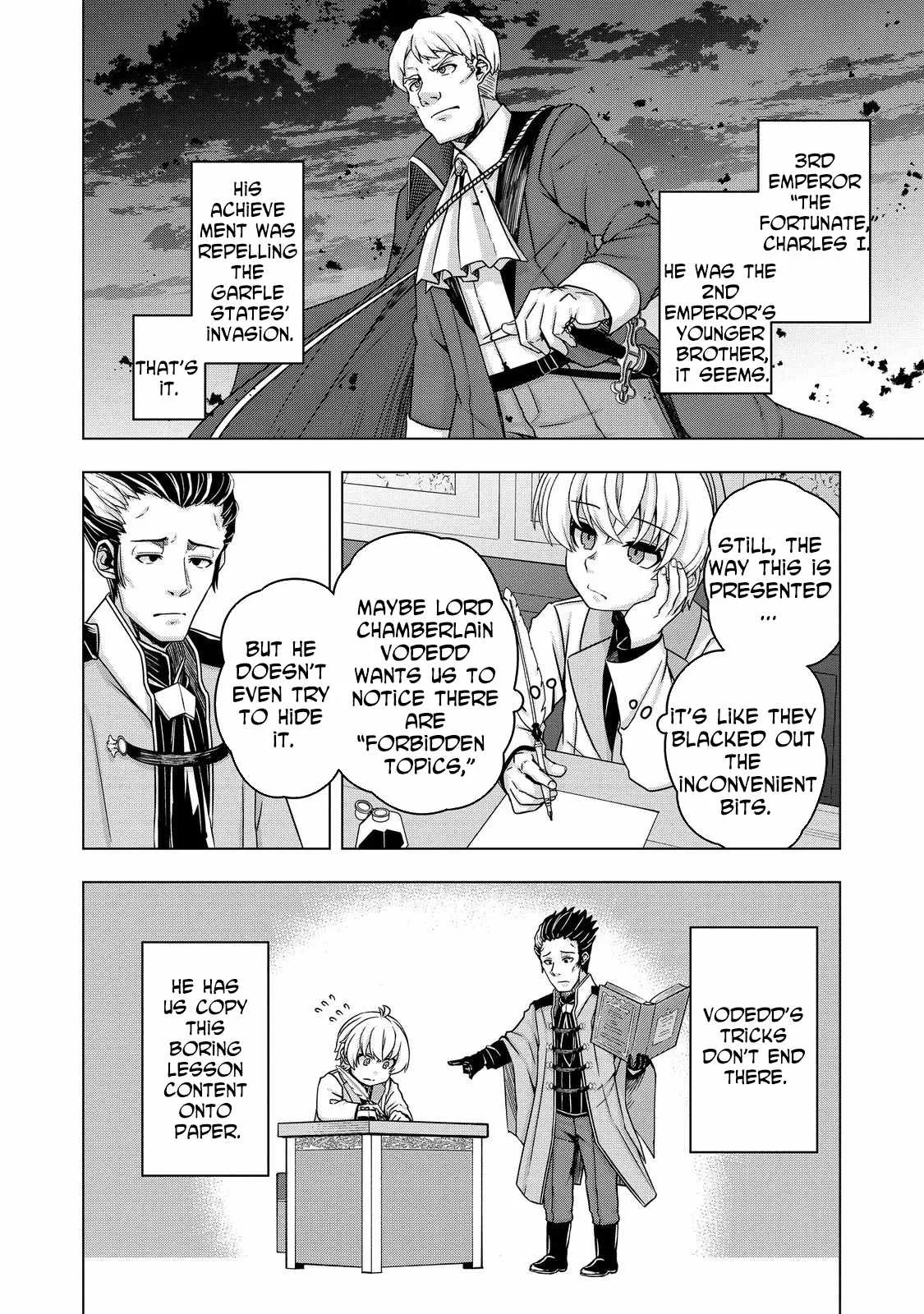 Tensei Shitara Koutei deshita ~Umare Nagara no Koutei wa Kono Saki Ikinokoreru ka Chapter 17 page 8
