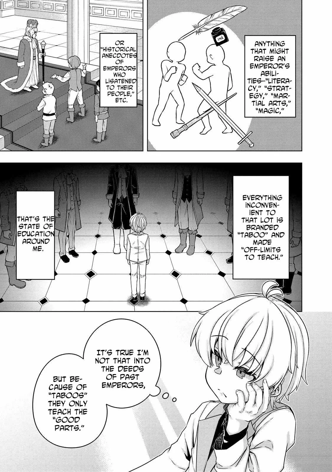 Tensei Shitara Koutei deshita ~Umare Nagara no Koutei wa Kono Saki Ikinokoreru ka Chapter 17 page 3