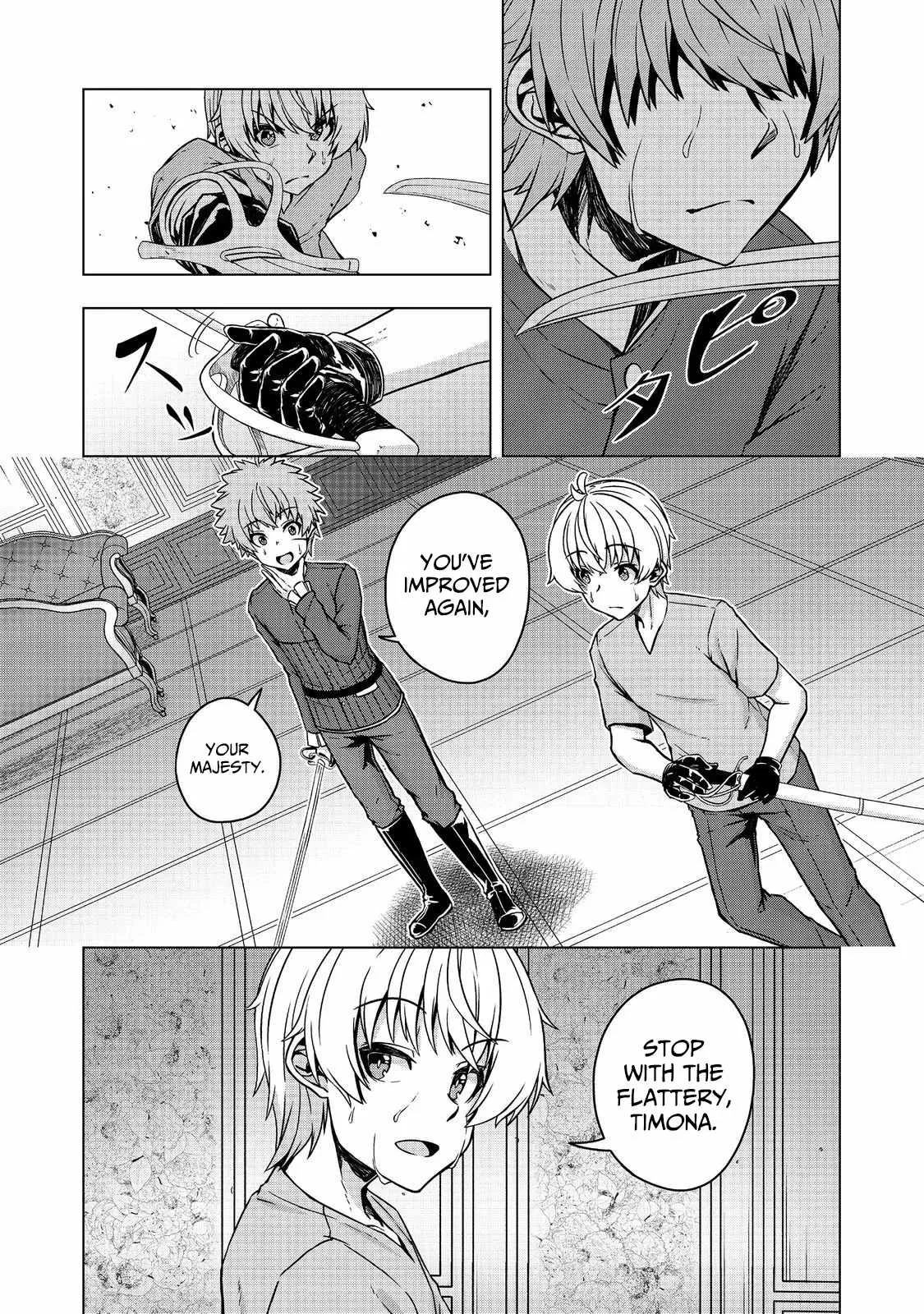 Tensei Shitara Koutei deshita ~Umare Nagara no Koutei wa Kono Saki Ikinokoreru ka Chapter 30.1 page 9