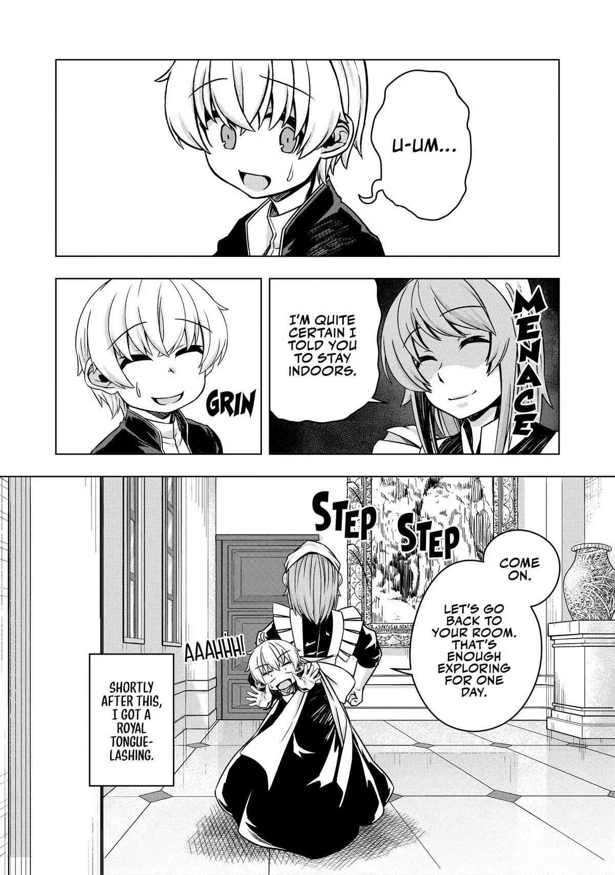 Tensei Shitara Koutei deshita ~Umare Nagara no Koutei wa Kono Saki Ikinokoreru ka Chapter 5.5 page 8