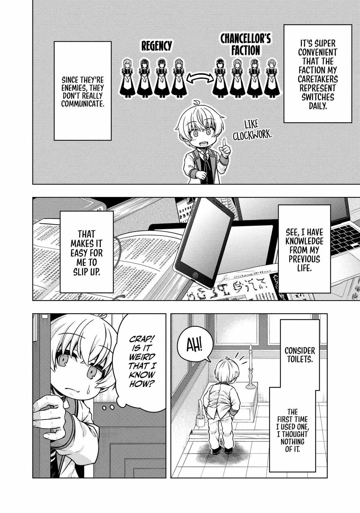 Tensei Shitara Koutei deshita ~Umare Nagara no Koutei wa Kono Saki Ikinokoreru ka Chapter 5 page 22