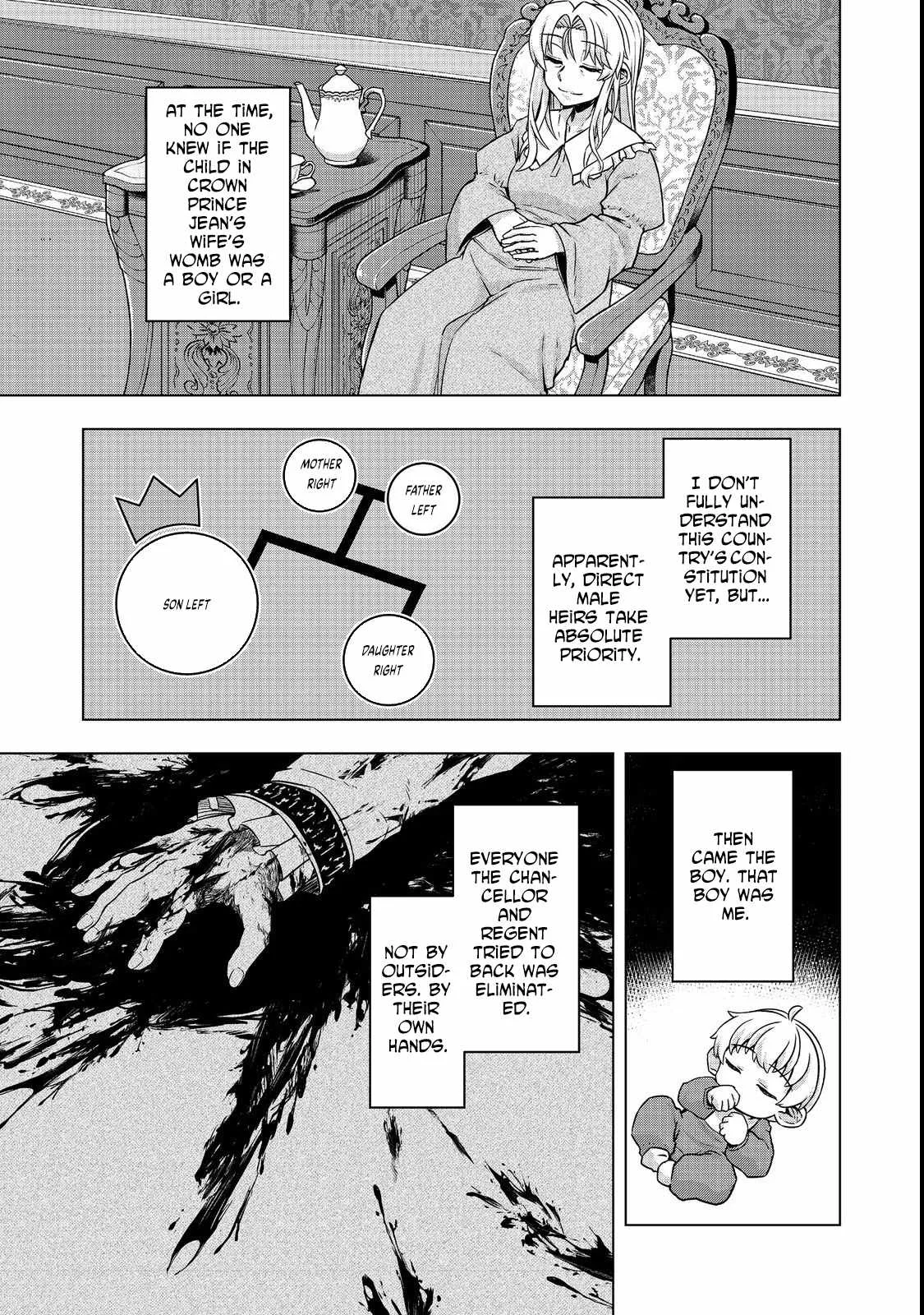 Tensei Shitara Koutei deshita ~Umare Nagara no Koutei wa Kono Saki Ikinokoreru ka Chapter 7 page 9