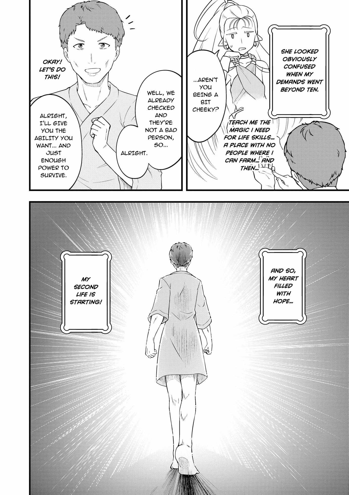 TENSEISHA WA SEKEN SHIRAZU TOKUTEN SKILL DE SLOW LIFE!? COMIC-BAN Chapter 1 page 5