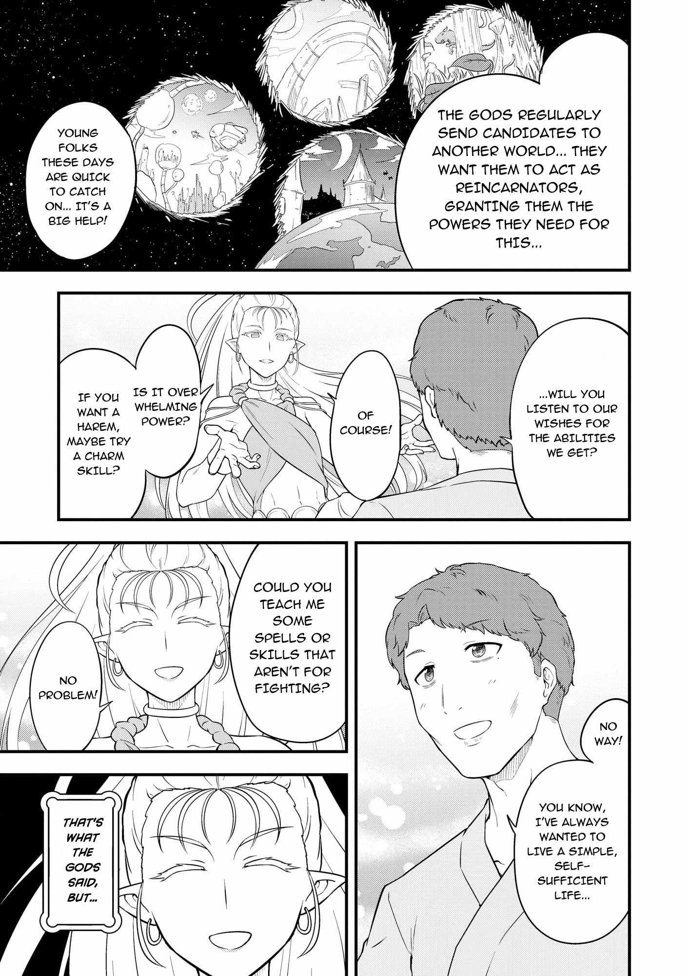 TENSEISHA WA SEKEN SHIRAZU TOKUTEN SKILL DE SLOW LIFE!? COMIC-BAN Chapter 1 page 4
