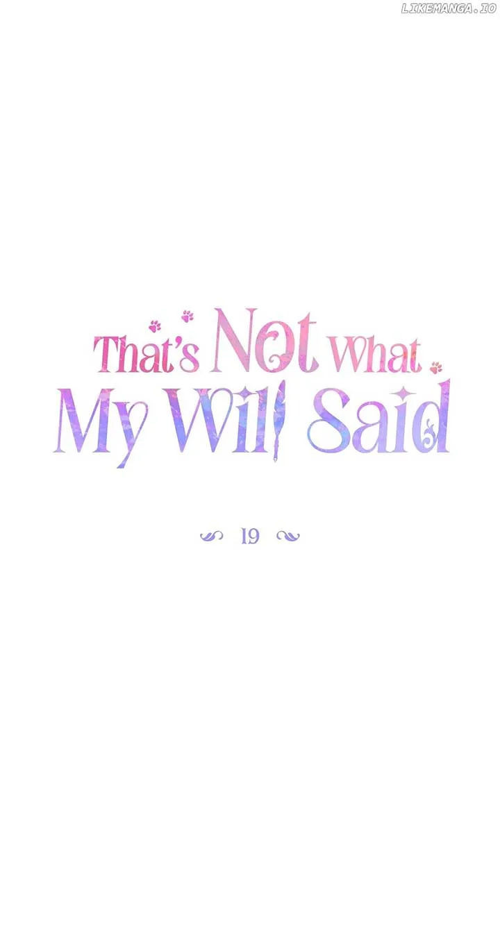That’s Not What My Will Said Chapter 19 page 26