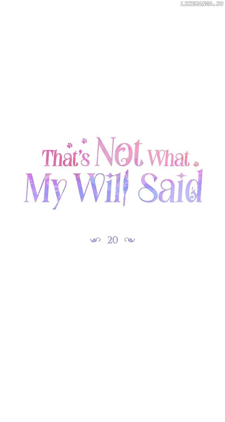 That’s Not What My Will Said Chapter 20 page 26
