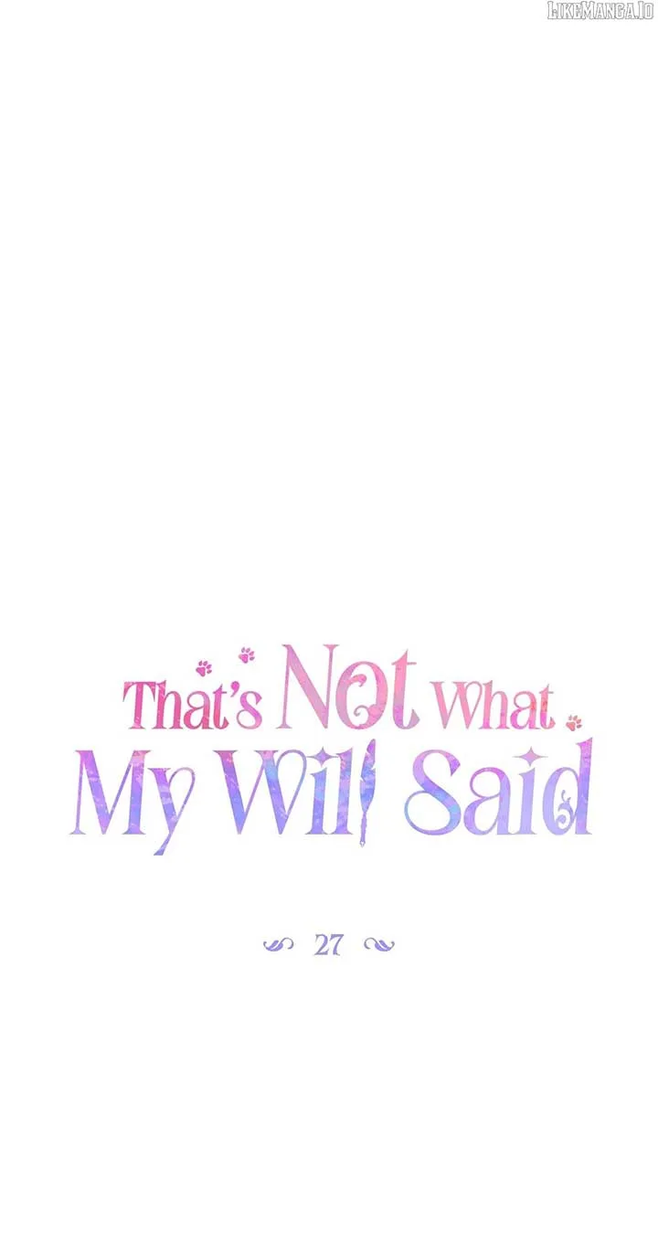 That’s Not What My Will Said Chapter 27 page 31