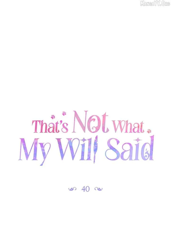 That’s Not What My Will Said Chapter 40 page 21