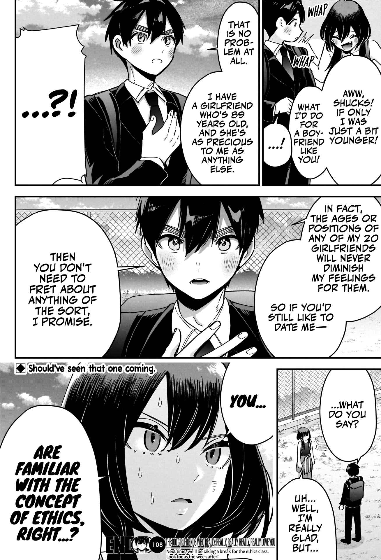 The 100 Girlfriends Who Really, Really, Really, Really, Really Love You Chapter 108 page 21