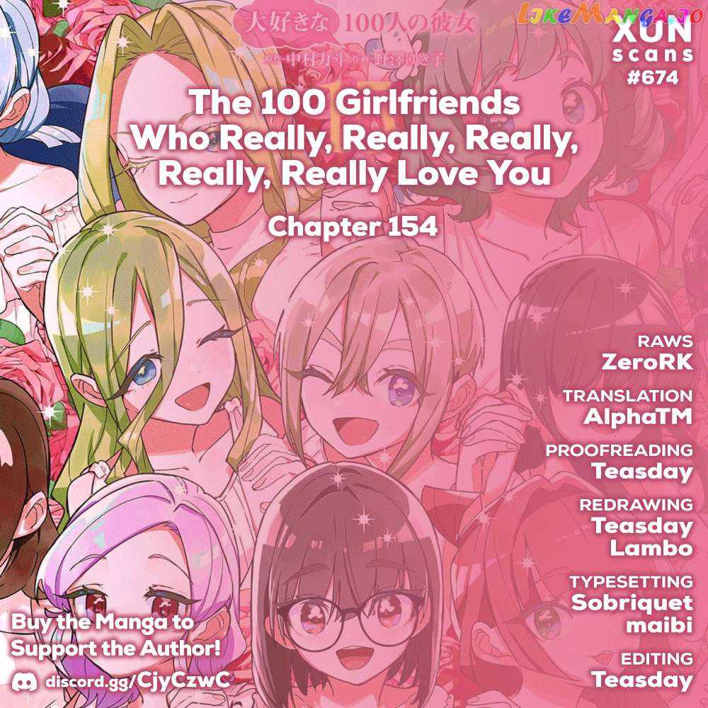 The 100 Girlfriends Who Really, Really, Really, Really, Really Love You Chapter 154 page 1