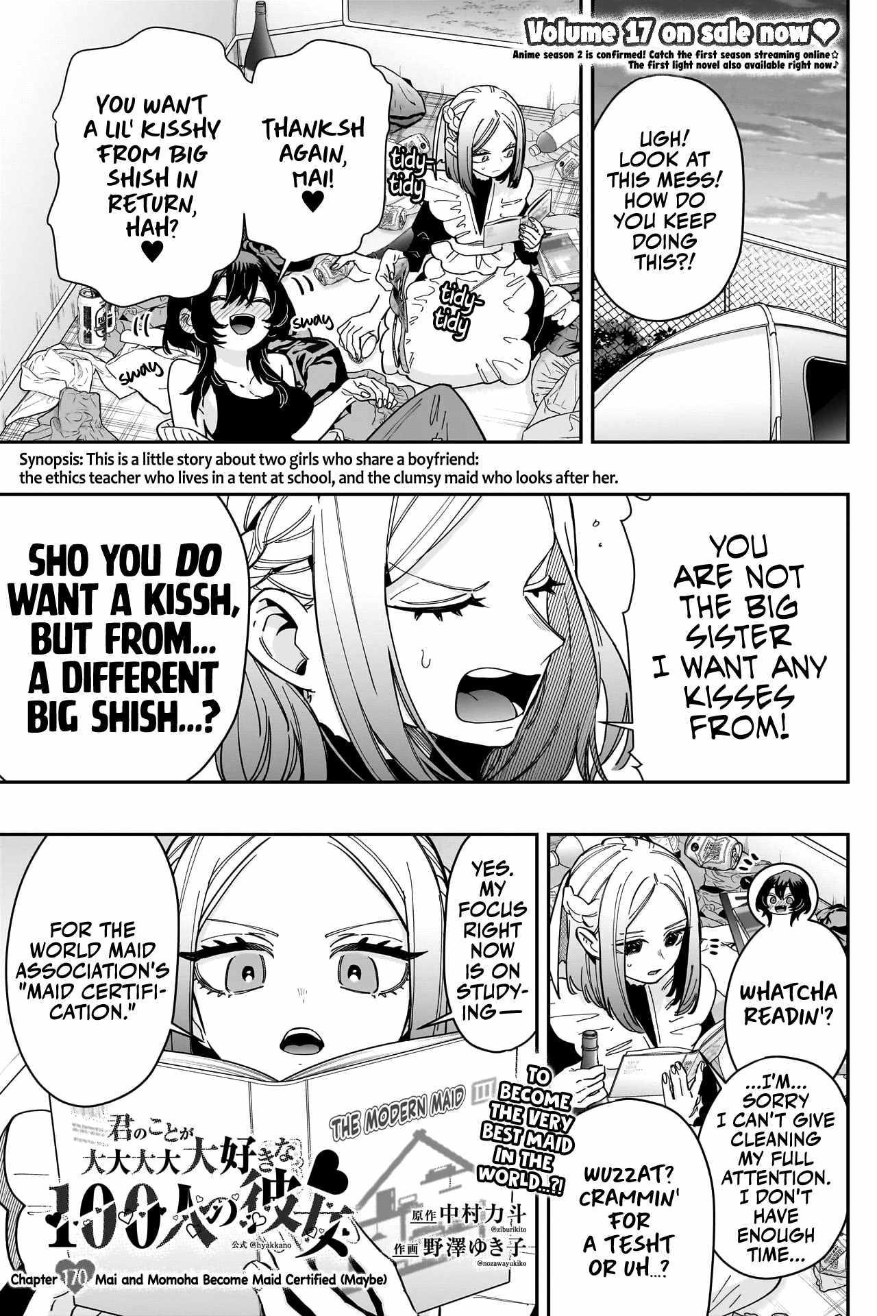 The 100 Girlfriends Who Really, Really, Really, Really, Really Love You Chapter 170 page 2