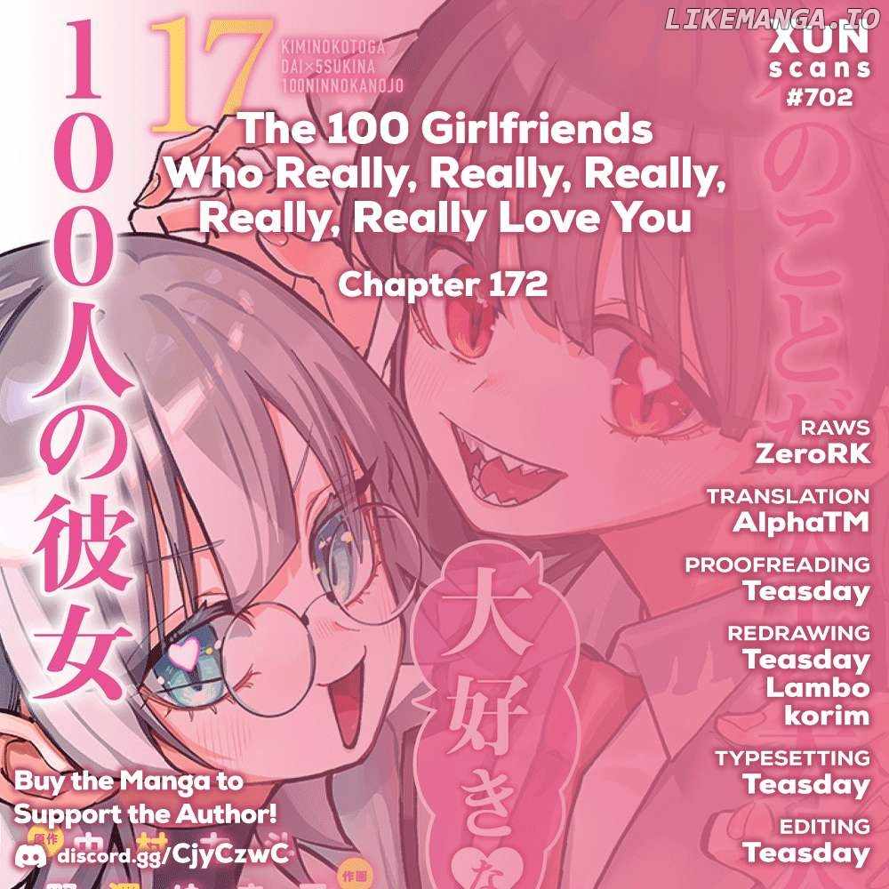 The 100 Girlfriends Who Really, Really, Really, Really, Really Love You Chapter 172 page 1
