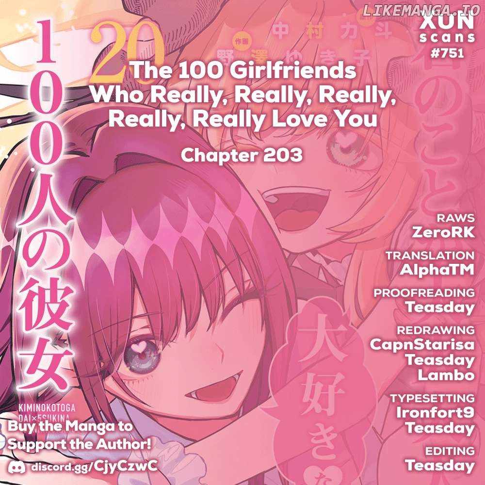 The 100 Girlfriends Who Really, Really, Really, Really, Really Love You Chapter 203 page 1