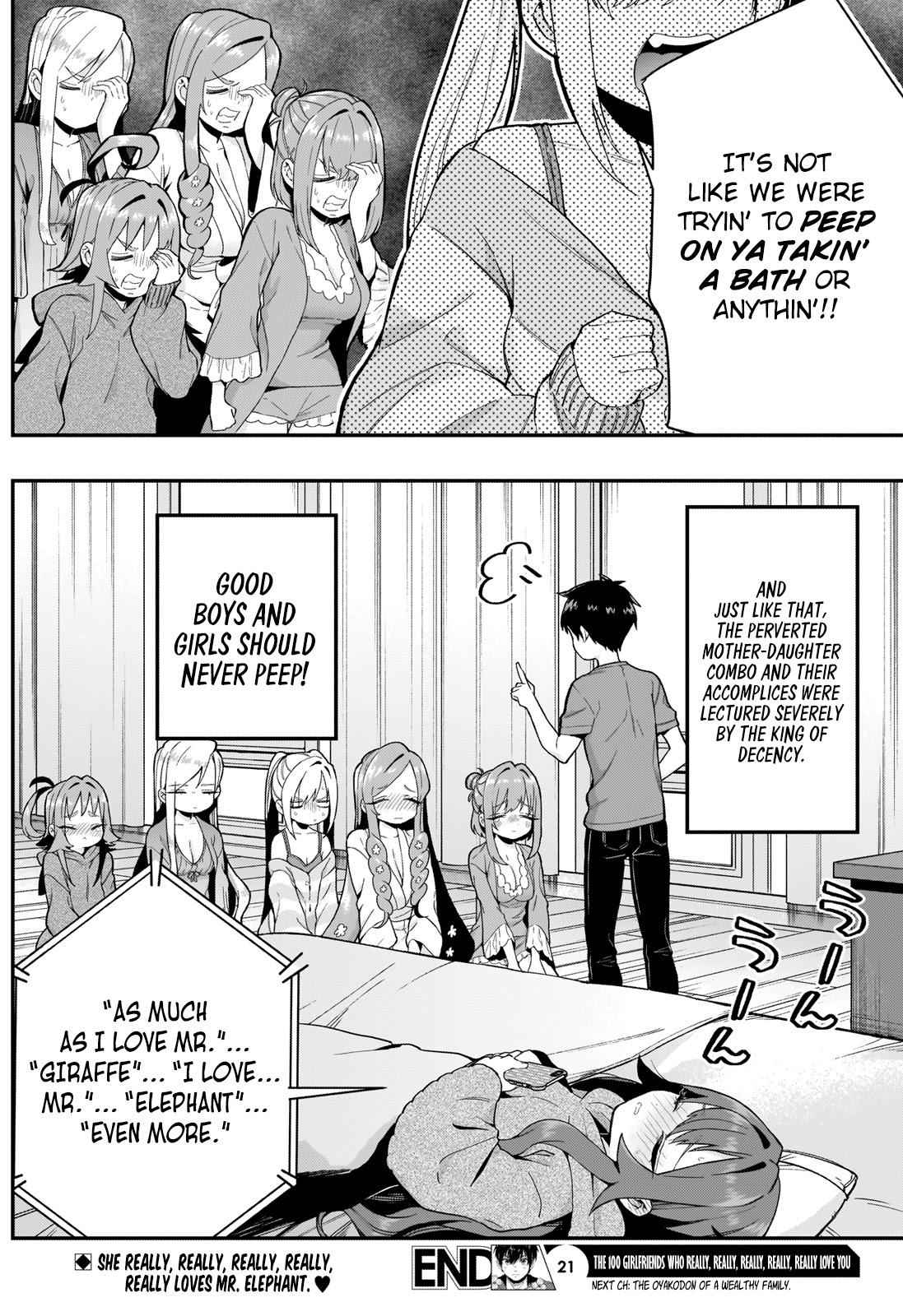 The 100 Girlfriends Who Really, Really, Really, Really, Really Love You Chapter 21 page 22