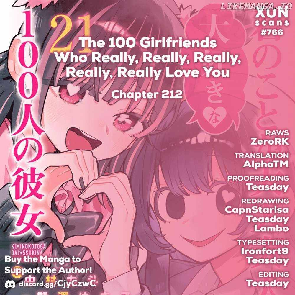The 100 Girlfriends Who Really, Really, Really, Really, Really Love You Chapter 212 page 1