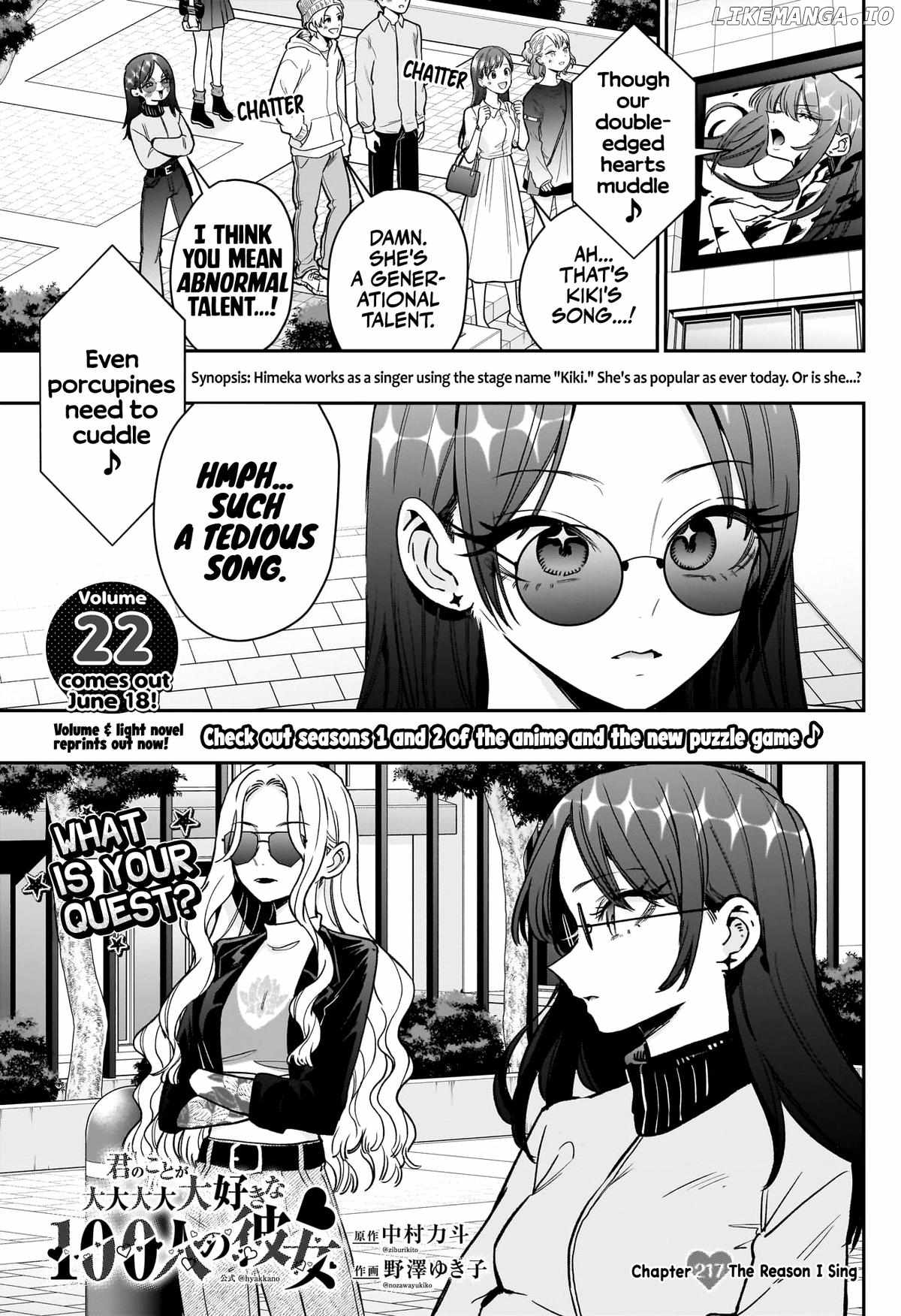 The 100 Girlfriends Who Really, Really, Really, Really, Really Love You Chapter 217 page 2