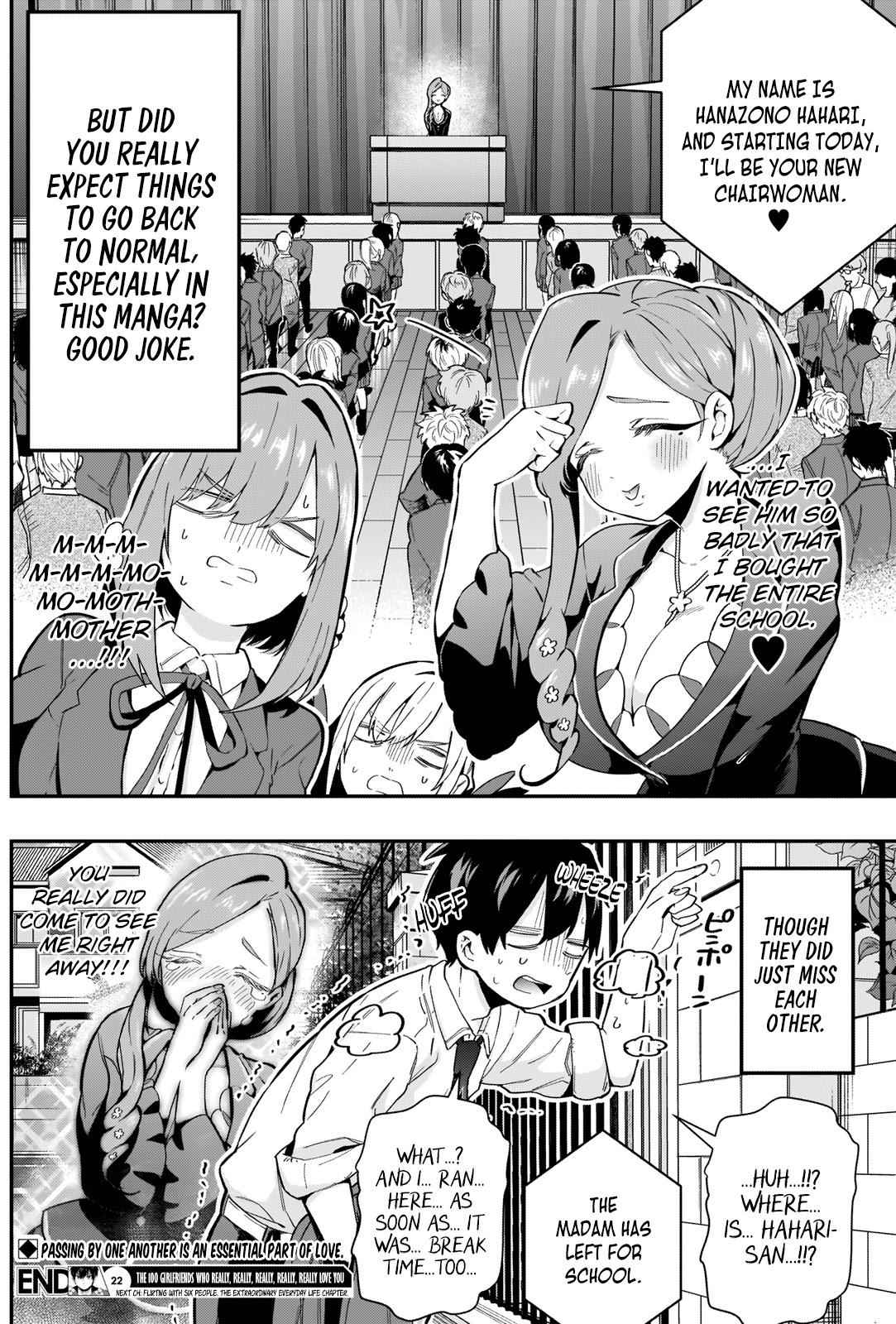 The 100 Girlfriends Who Really, Really, Really, Really, Really Love You Chapter 22 page 21