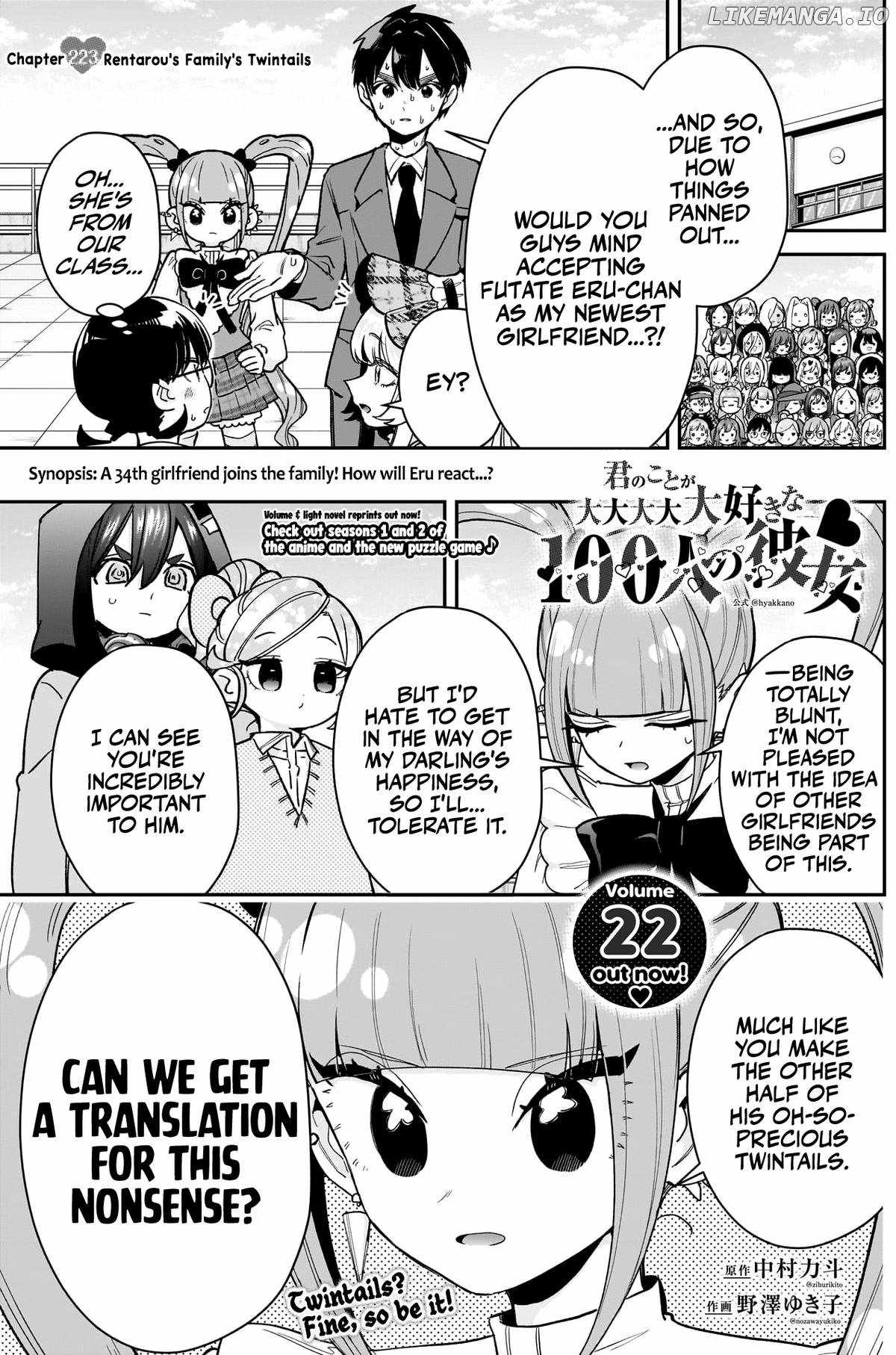 The 100 Girlfriends Who Really, Really, Really, Really, Really Love You Chapter 223 page 2
