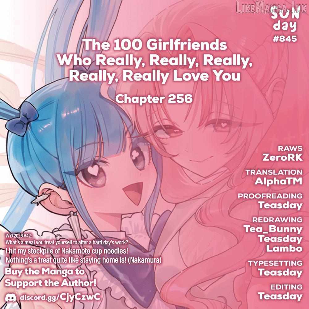 The 100 Girlfriends Who Really, Really, Really, Really, Really Love You Chapter 256 page 1