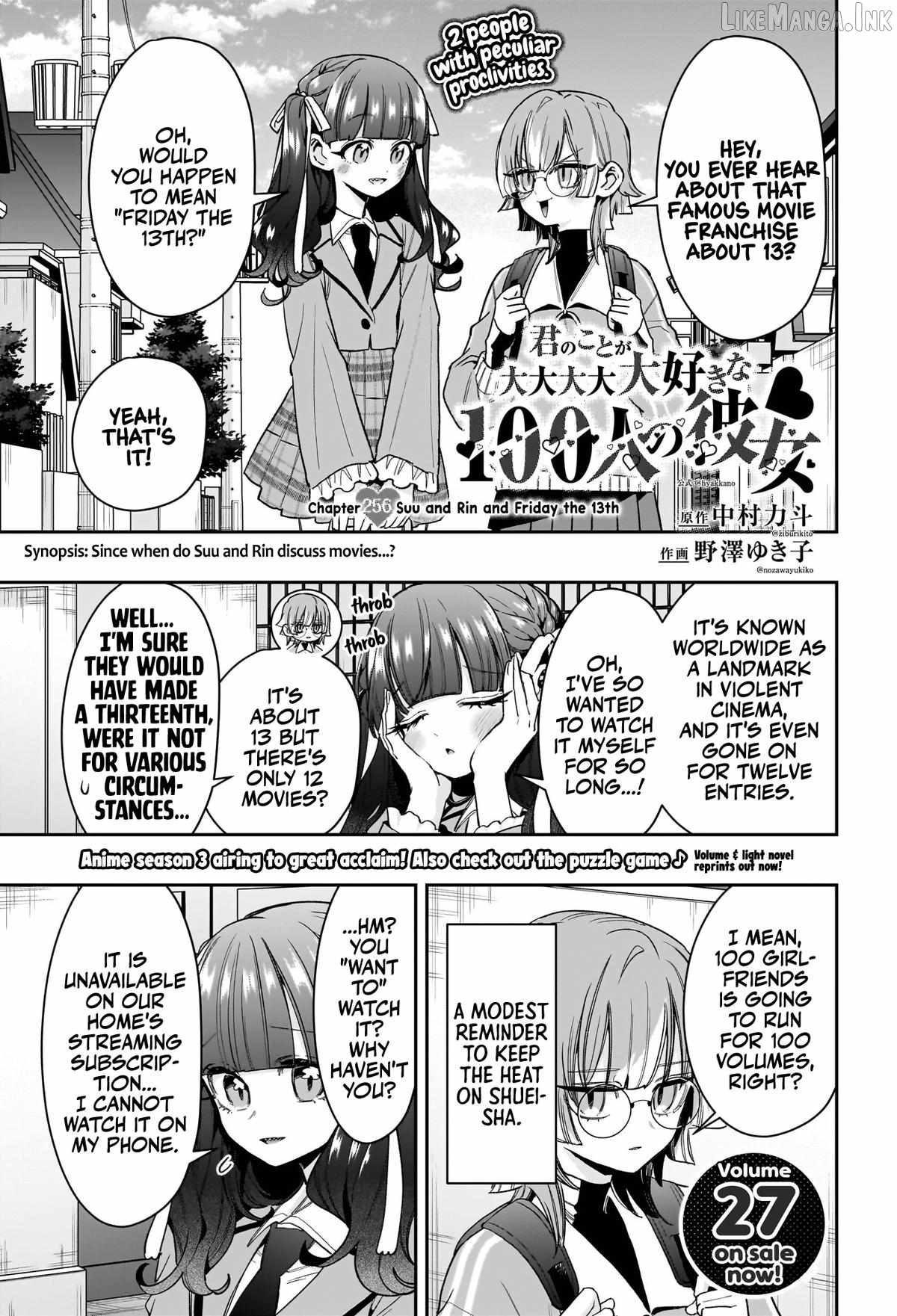 The 100 Girlfriends Who Really, Really, Really, Really, Really Love You Chapter 256 page 2