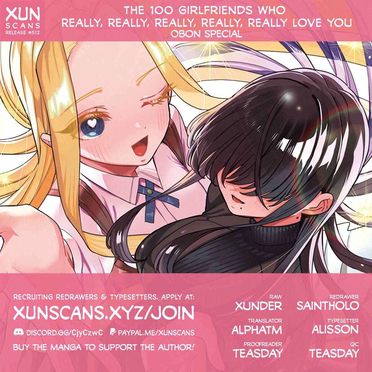 The 100 Girlfriends Who Really, Really, Really, Really, Really Love You Chapter 67.5 page 1