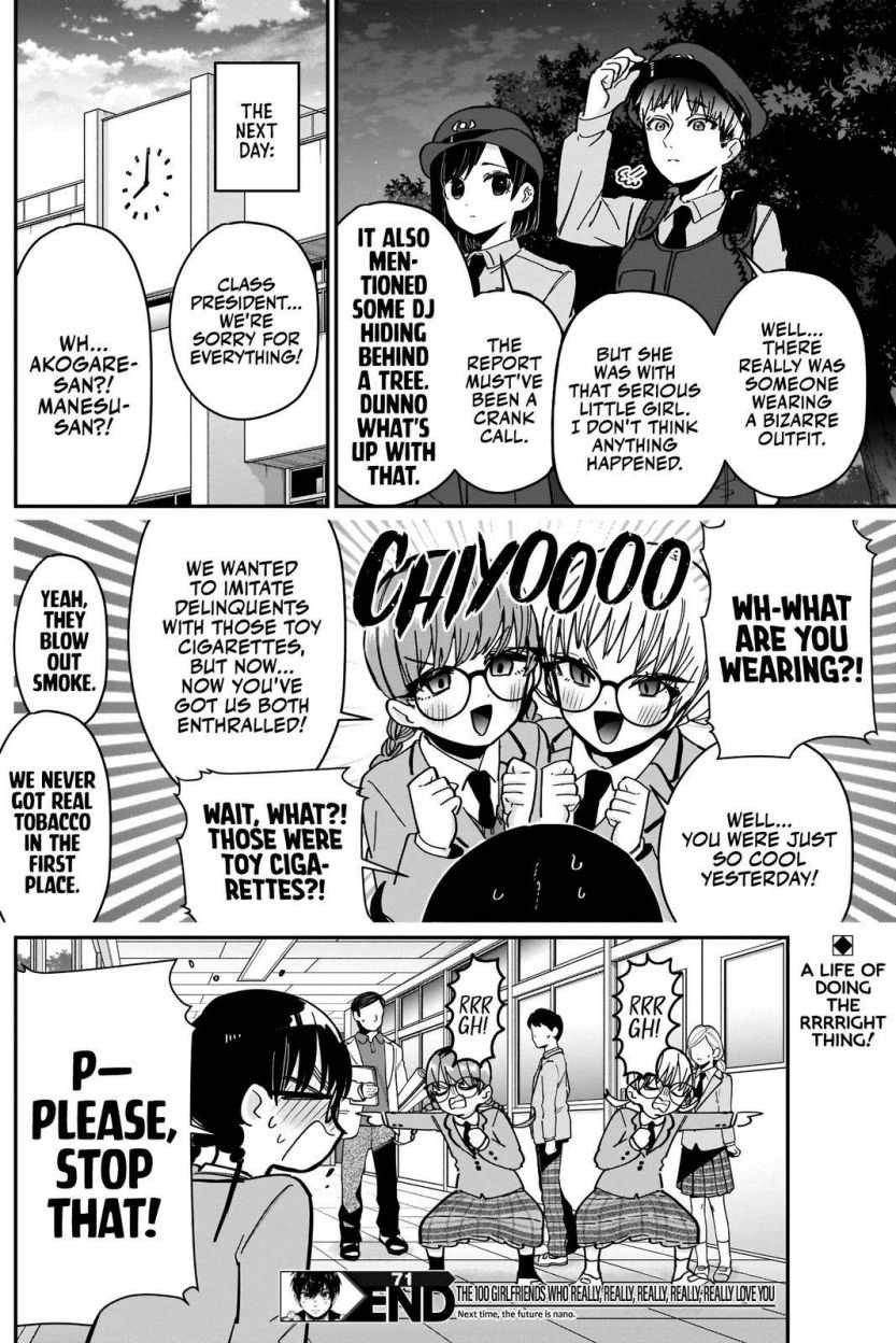 The 100 Girlfriends Who Really, Really, Really, Really, Really Love You Chapter 71 page 21
