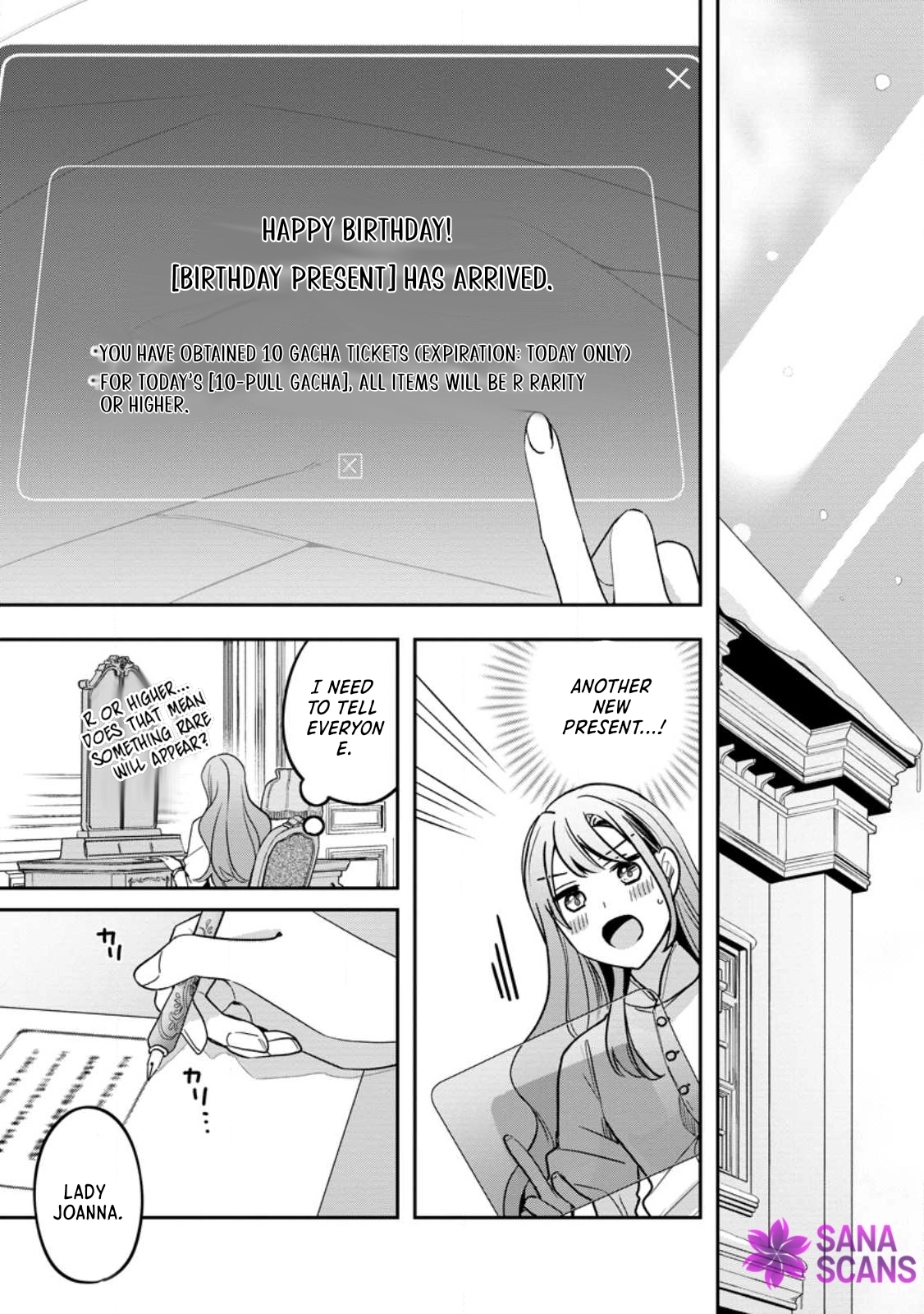 The Abandoned Lady with the ‘Login Bonus’ Skill. Chapter 11 page 9